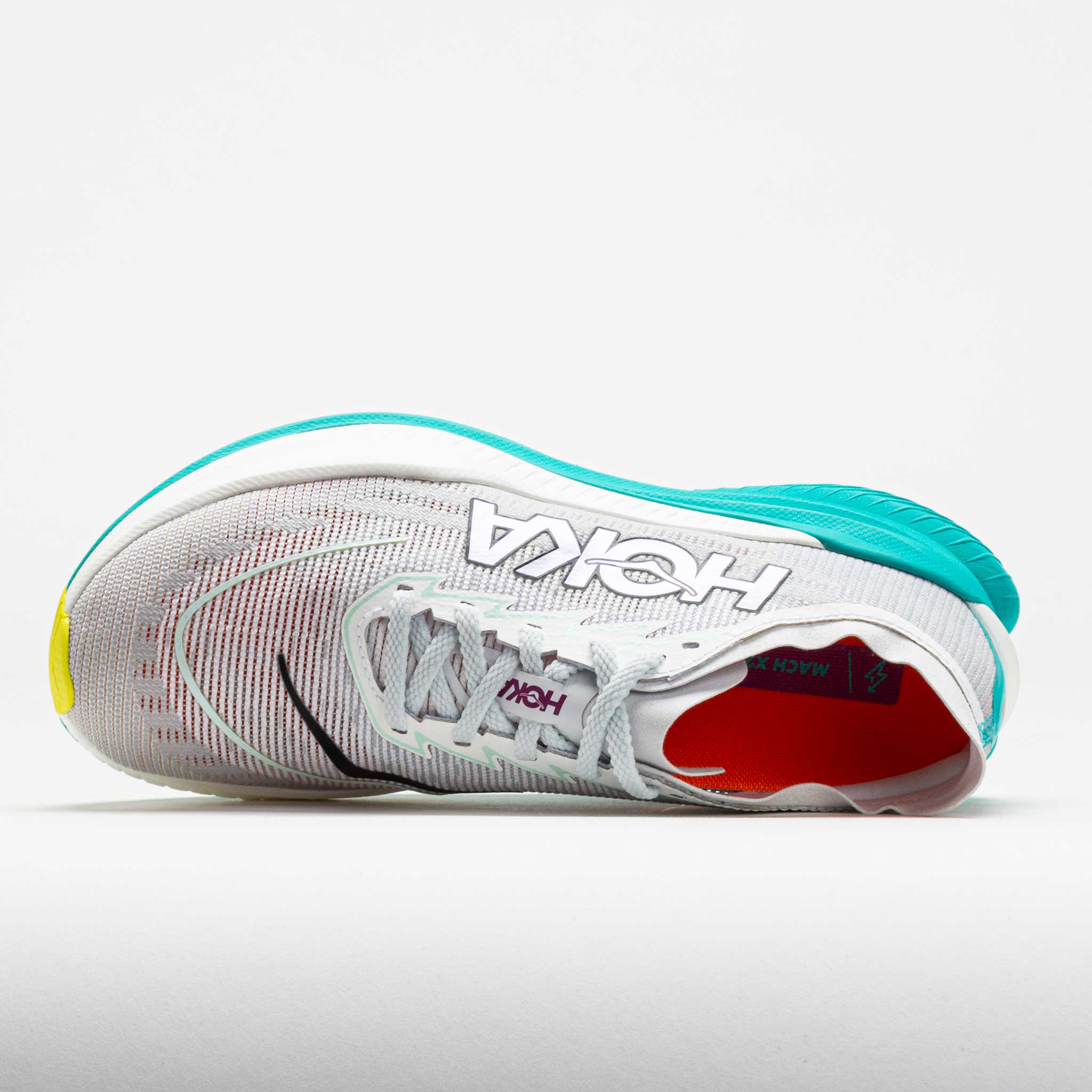 HOKA Mach X 2 Women's Frost/Electric Aqua
