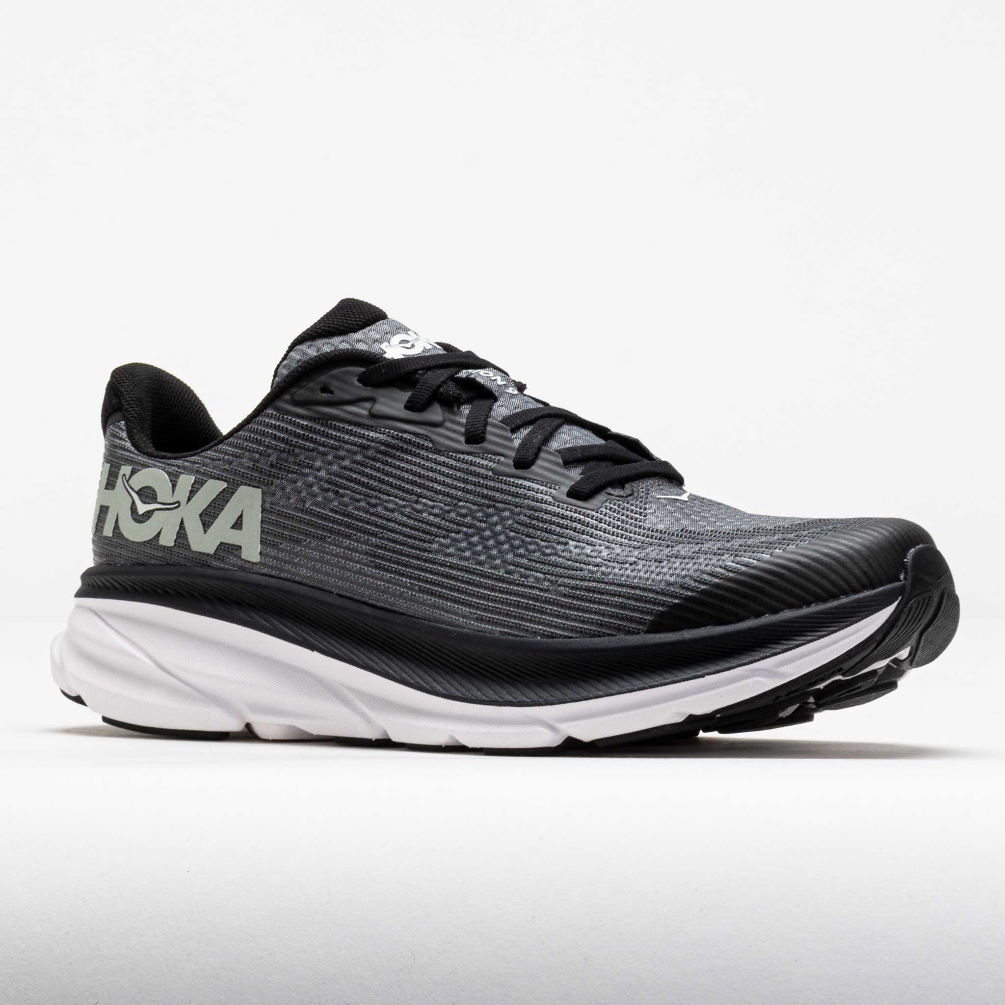 HOKA Clifton 9 Junior Black/White