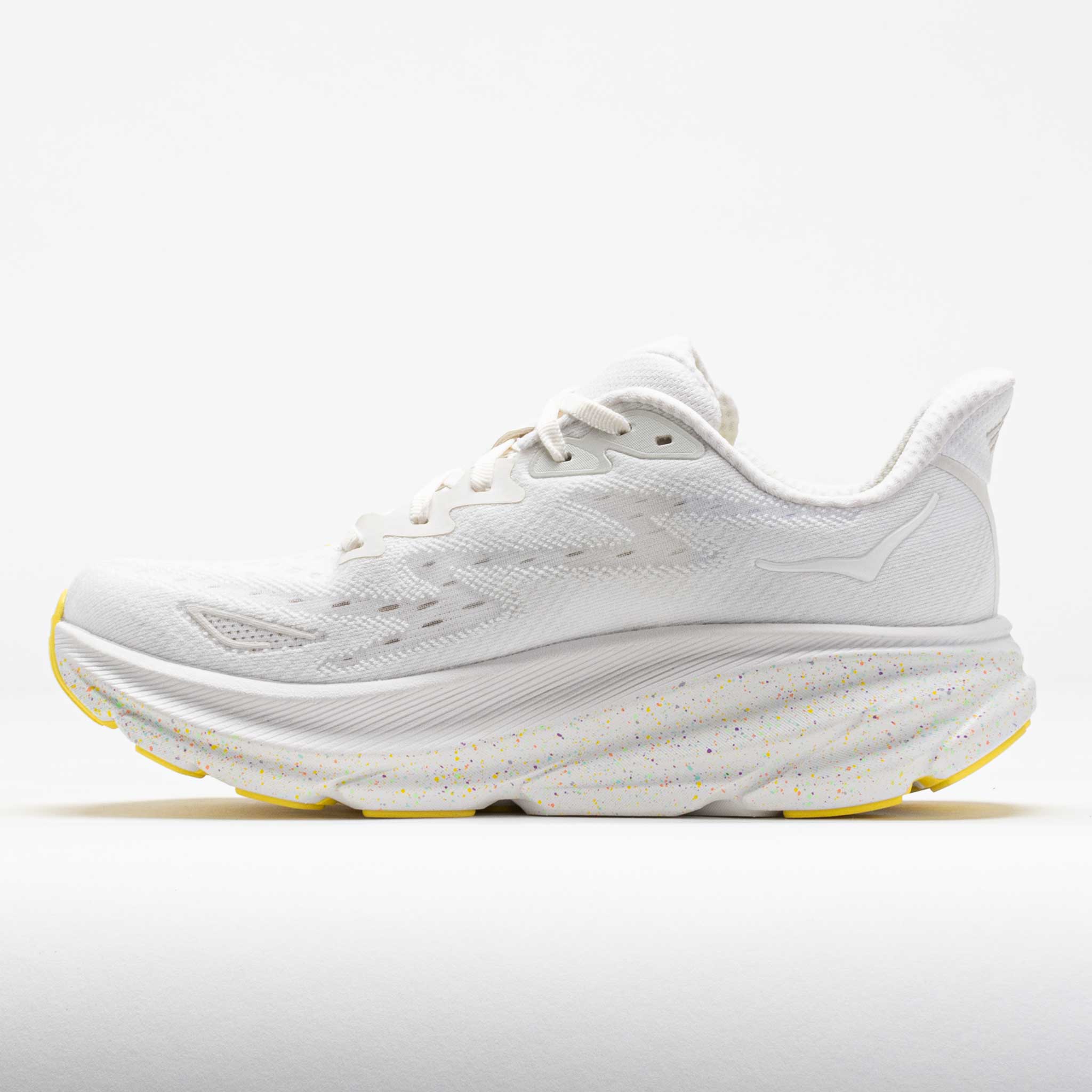 HOKA Clifton 9 Men's White/Lemonade