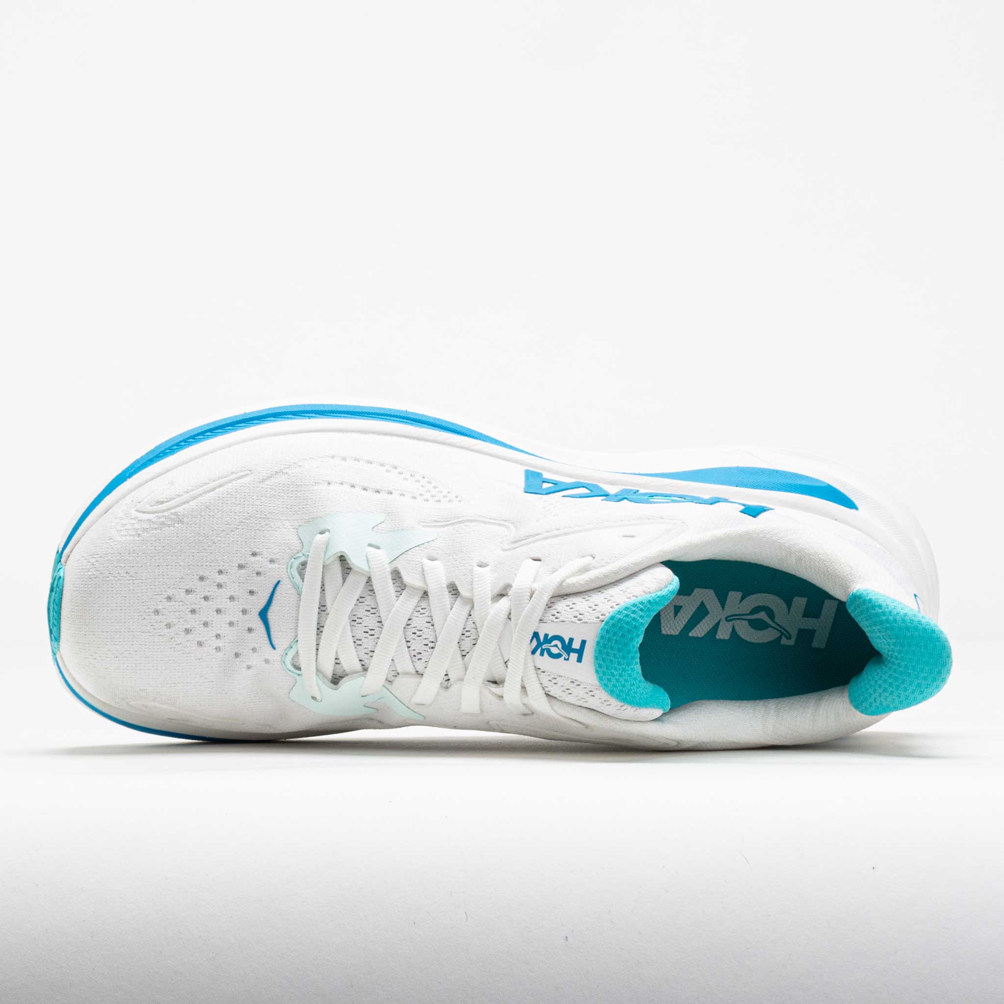 HOKA Clifton 10 Men's White/Skyward Blue
