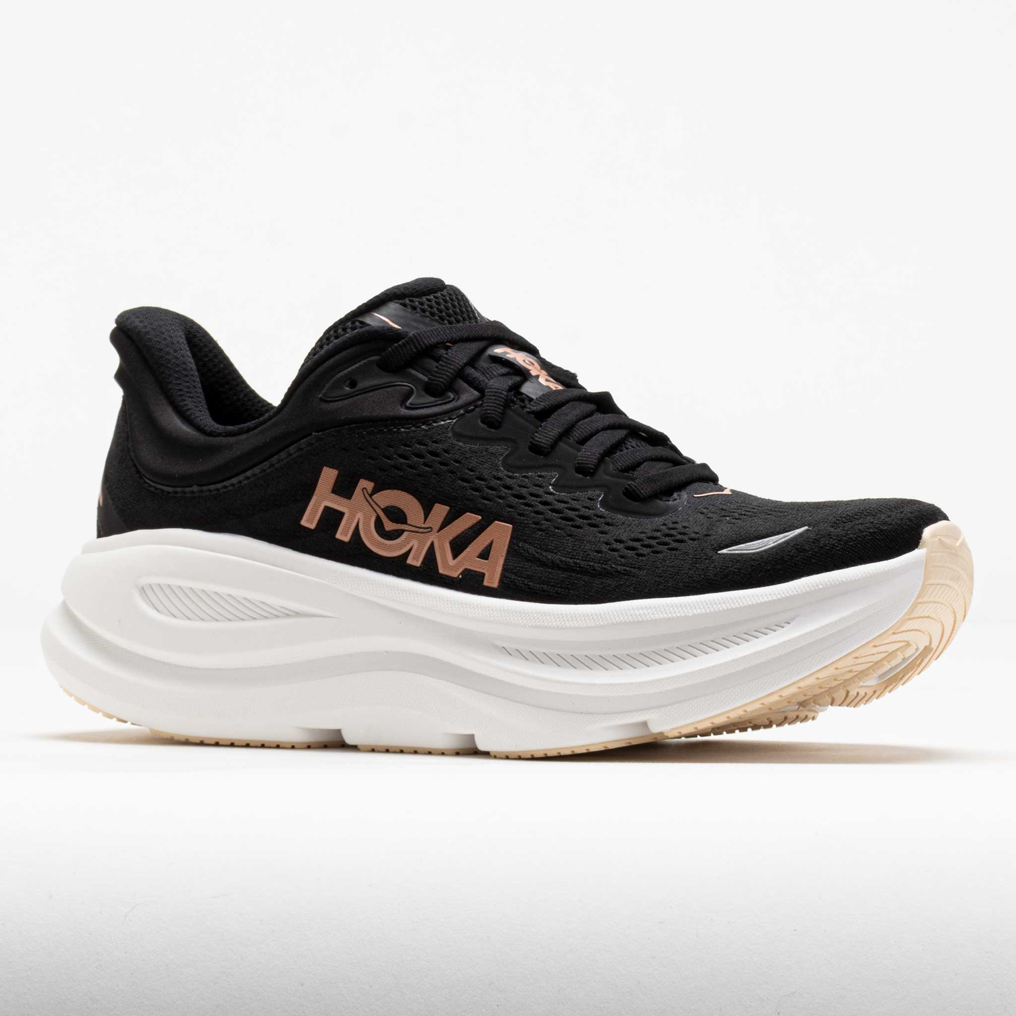 HOKA Bondi 9 Women's Black/Rose Gold