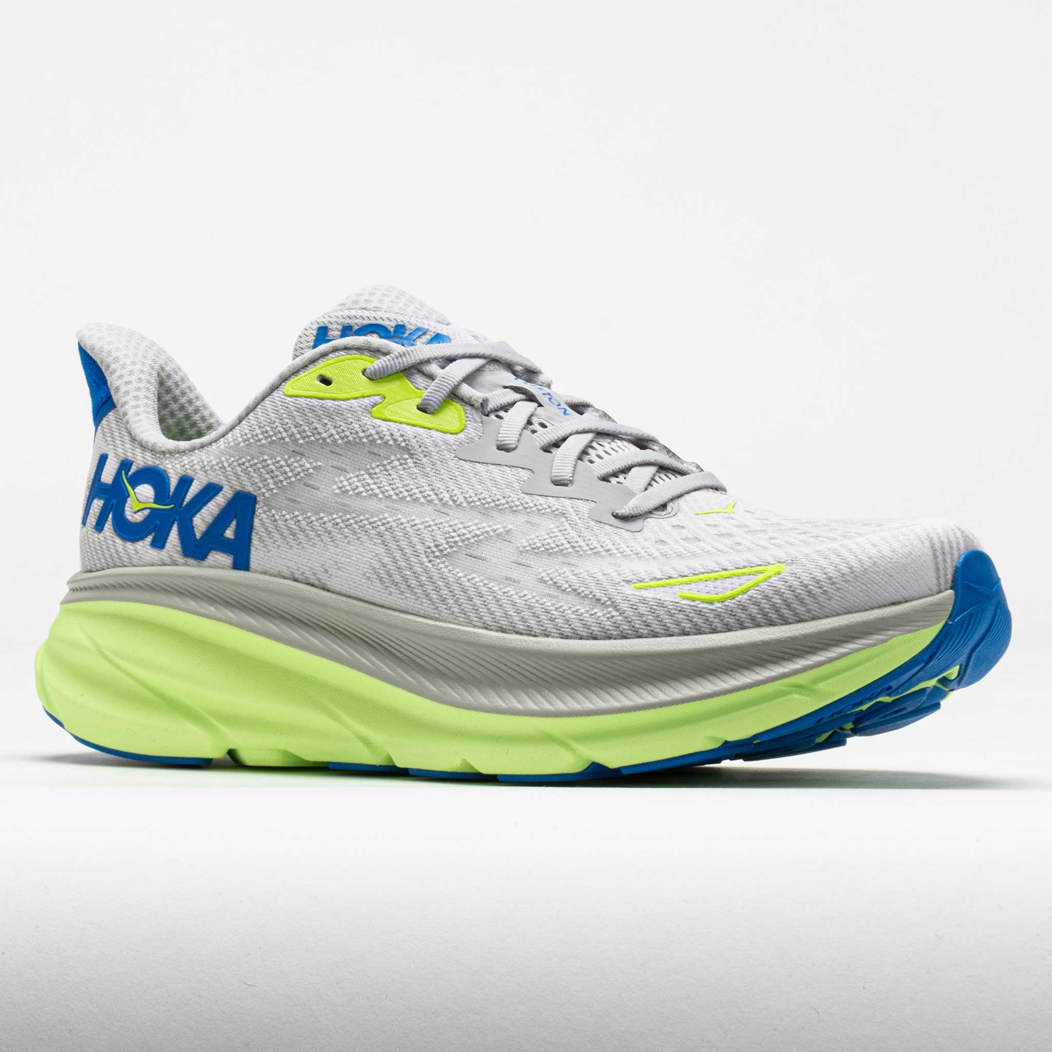 HOKA Clifton 9 Men's Stardust/Electric Cobalt