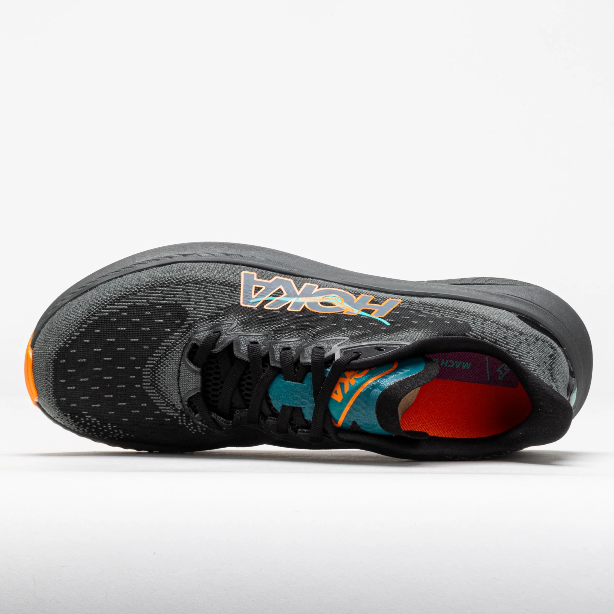 HOKA Mach 6 Men's Black/Electric Tangerine