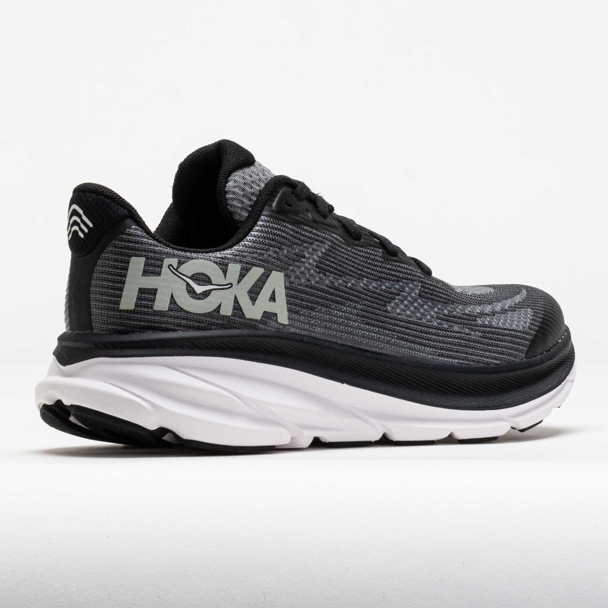 HOKA Clifton 9 Junior Black/White