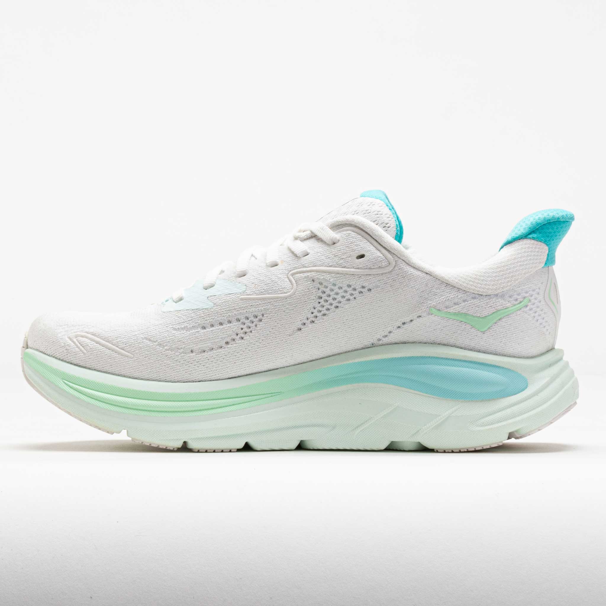 HOKA Clifton 10 Women's White/Cielo Blue