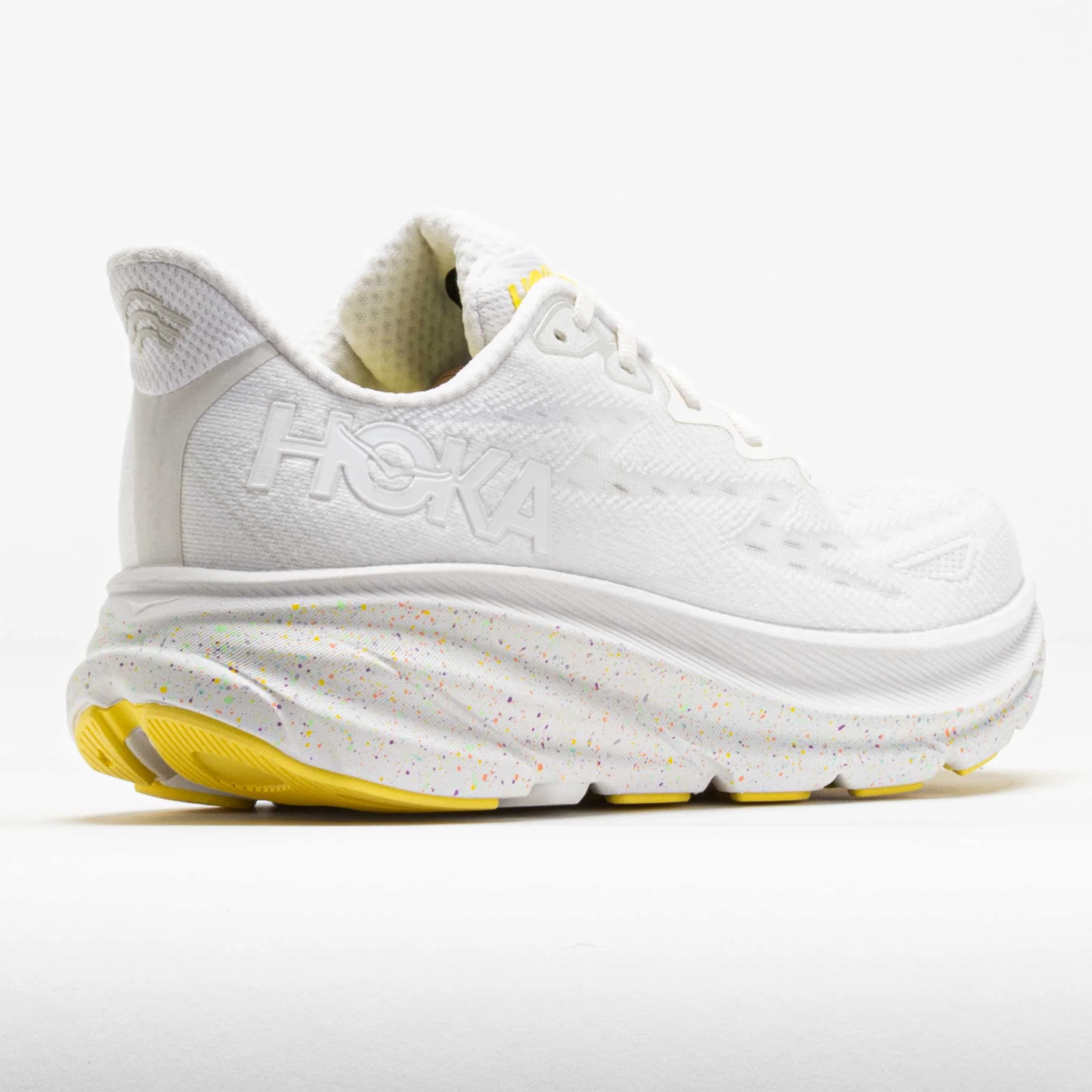 HOKA Clifton 9 Women's White/Lemonade