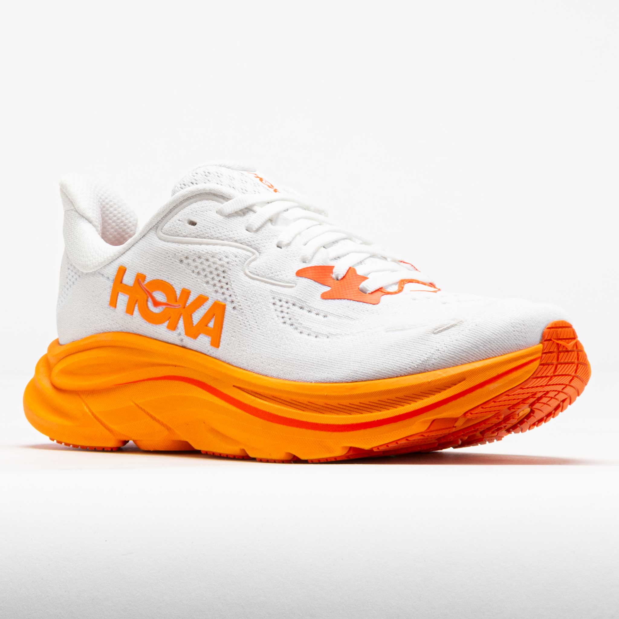 HOKA Clifton 10 Men's Frost/Orange Zest