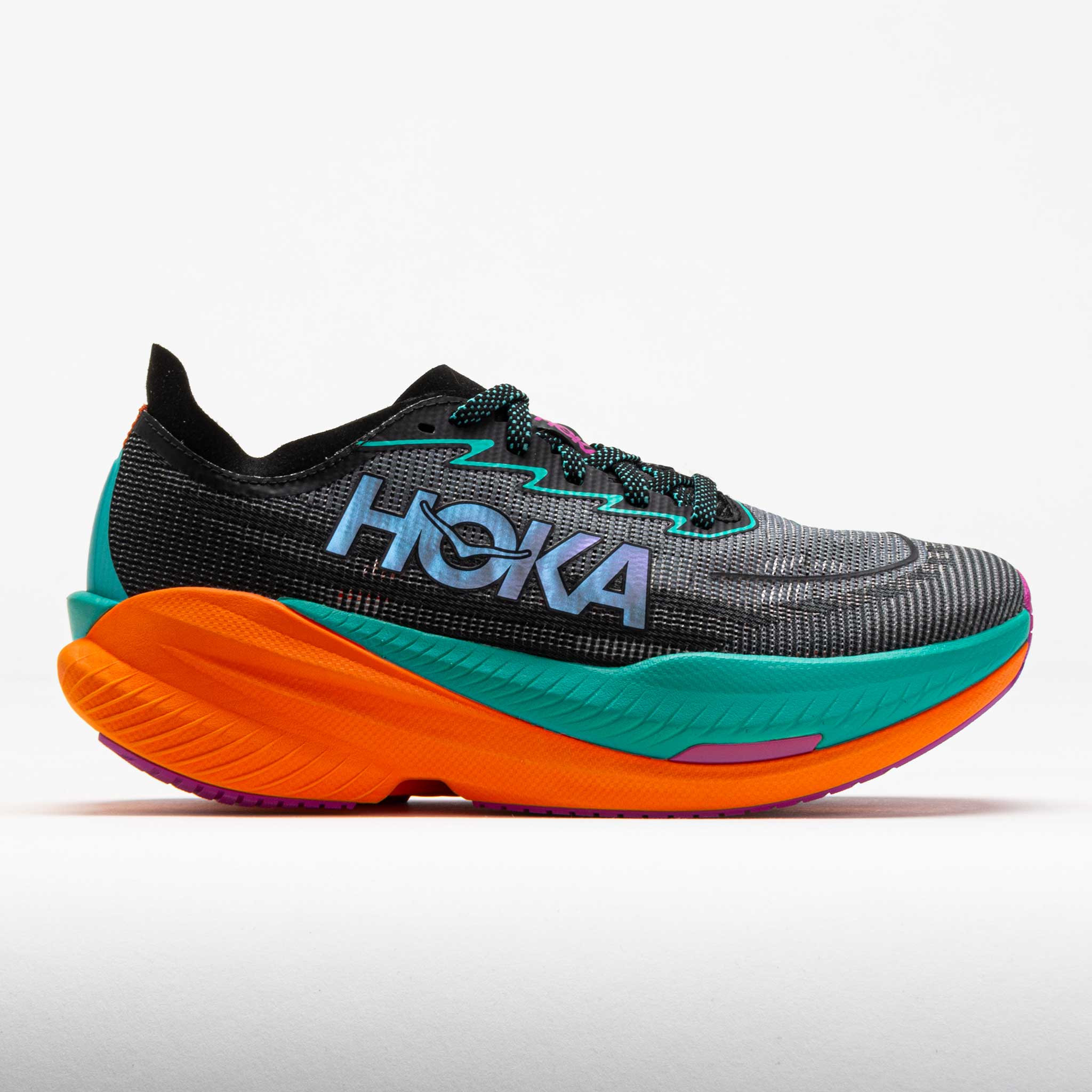 HOKA Mach X 2 Women's Black/Electric Aqua