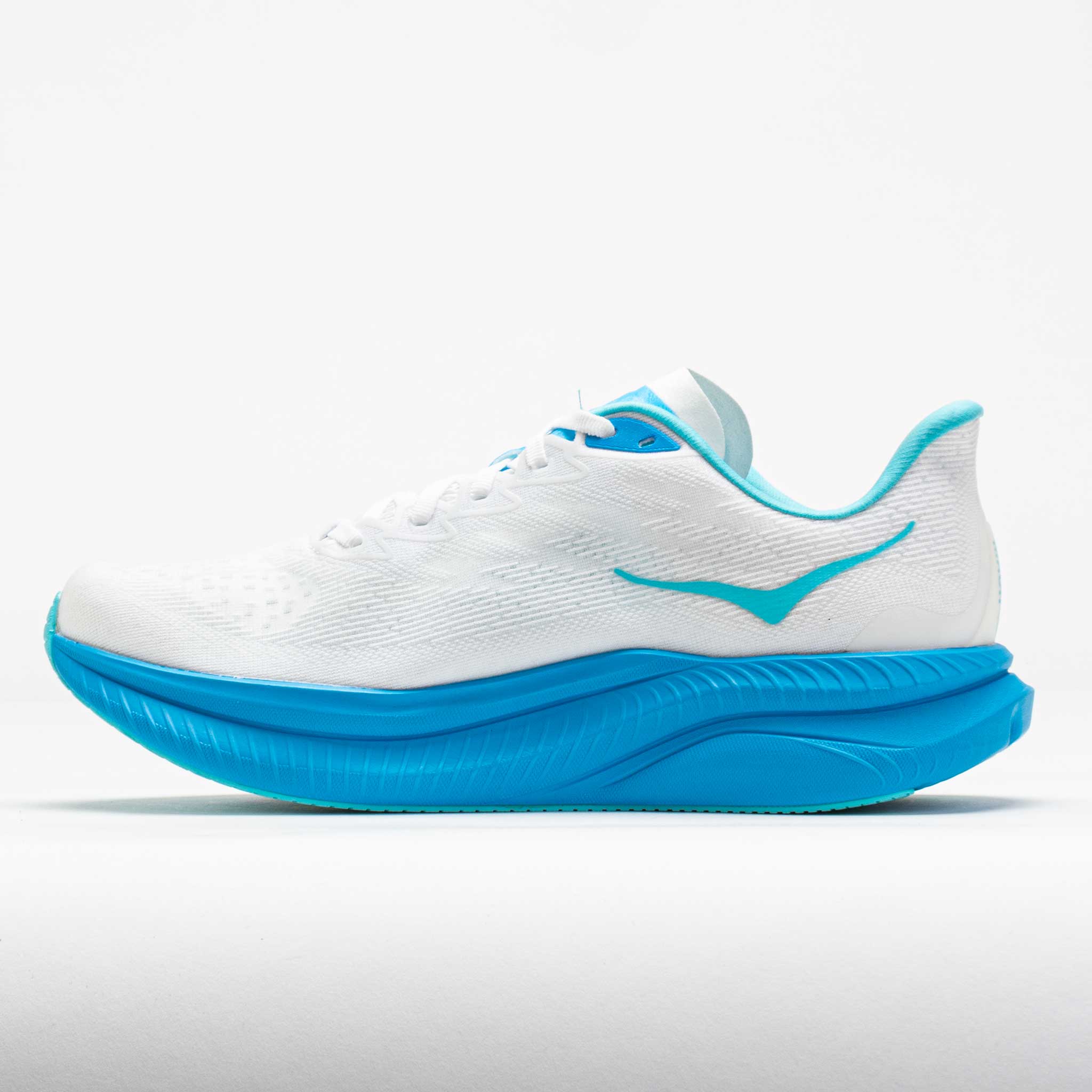 HOKA Mach 6 Men's White/Skyward Blue