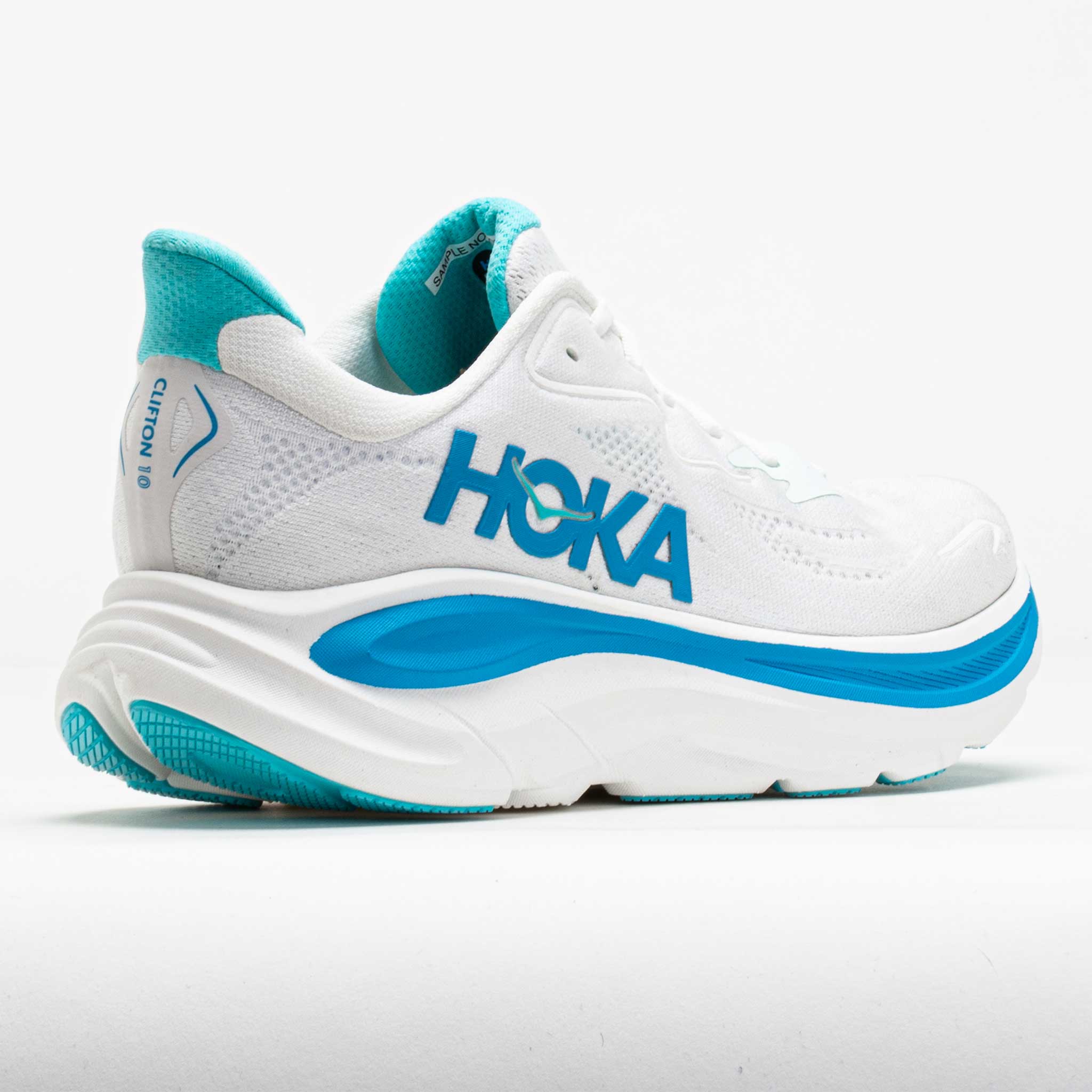 HOKA Clifton 10 Men's White/Skyward Blue