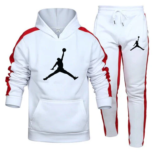 Autumn and Winter Tracksuit Men 2 Pieces Set Sweatshirt + Sweatpants Sportswear Hoodies Casual Mens Clothing Hoodies Suit