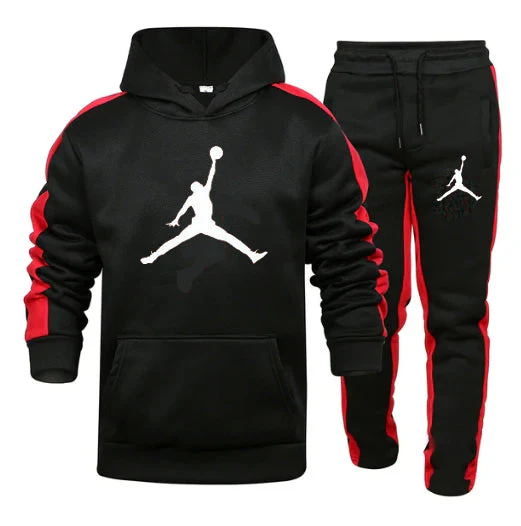 Autumn and Winter Tracksuit Men 2 Pieces Set Sweatshirt + Sweatpants Sportswear Hoodies Casual Mens Clothing Hoodies Suit