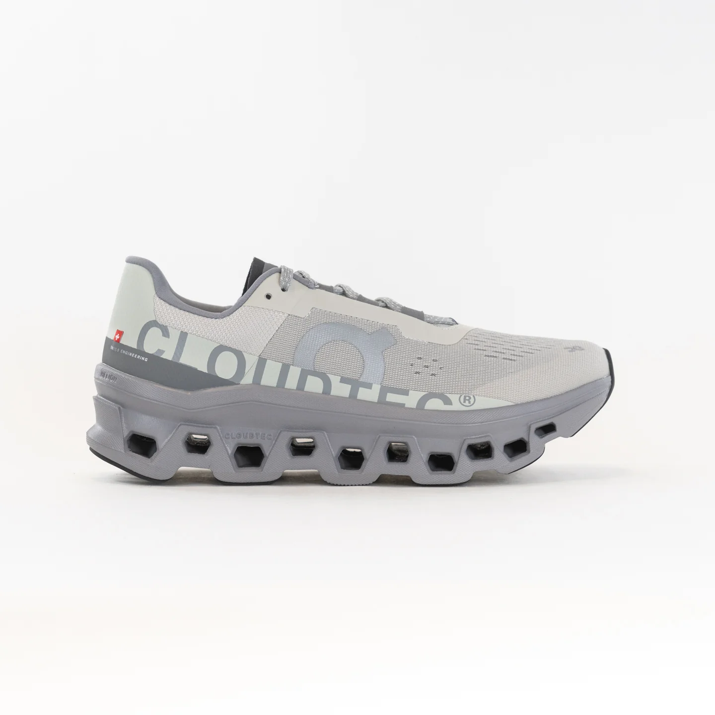 On Cloudmonster (Men's) - Ice/Alloy