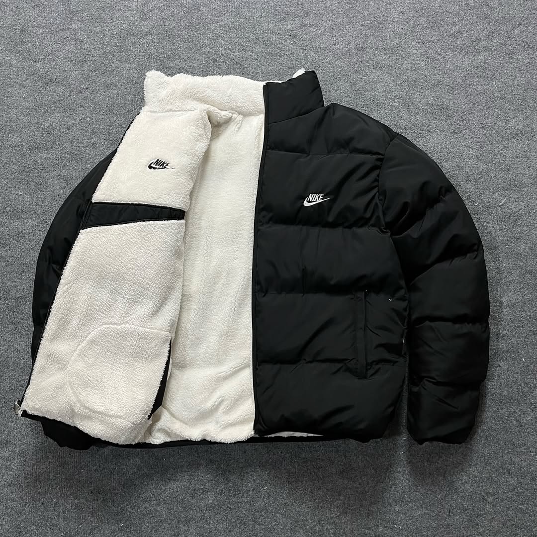 Nike stand-up collar warm jacket (Reversible)