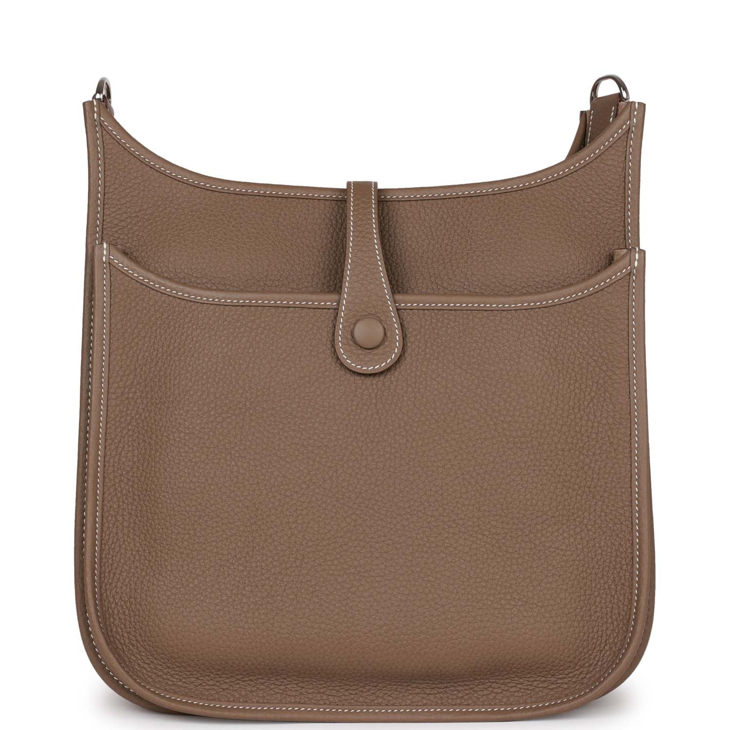 Her Evelyne III PM Etoupe Clemence Palladium Hardware
