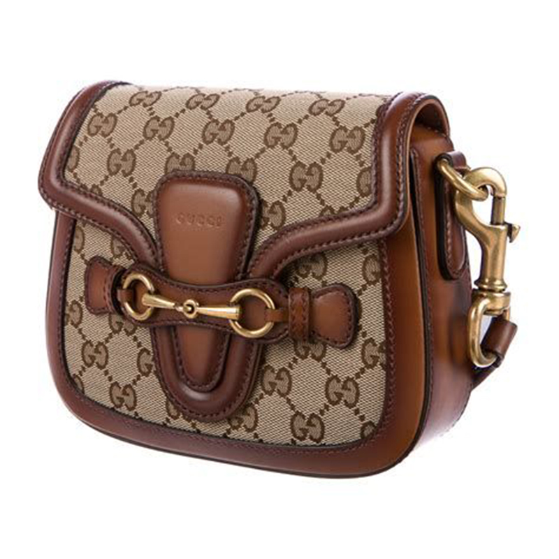 Ebony GG Lady Web Shoulder Bag