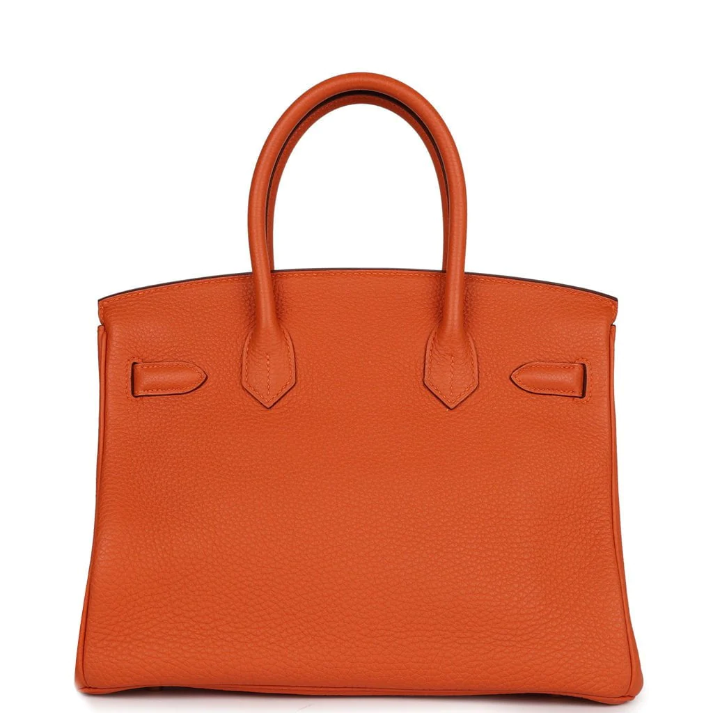 Her Birkin 30 Orange Togo Gold Hardware