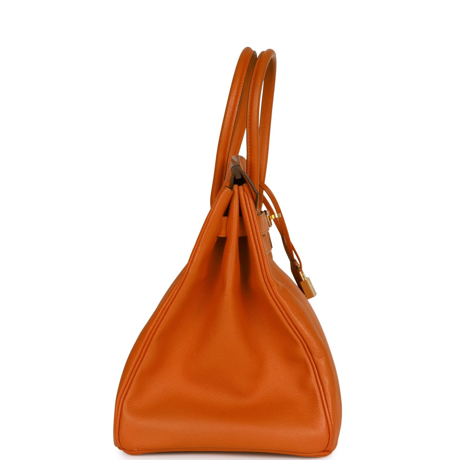 Her Birkin 35 Feu Epsom Gold Hardware