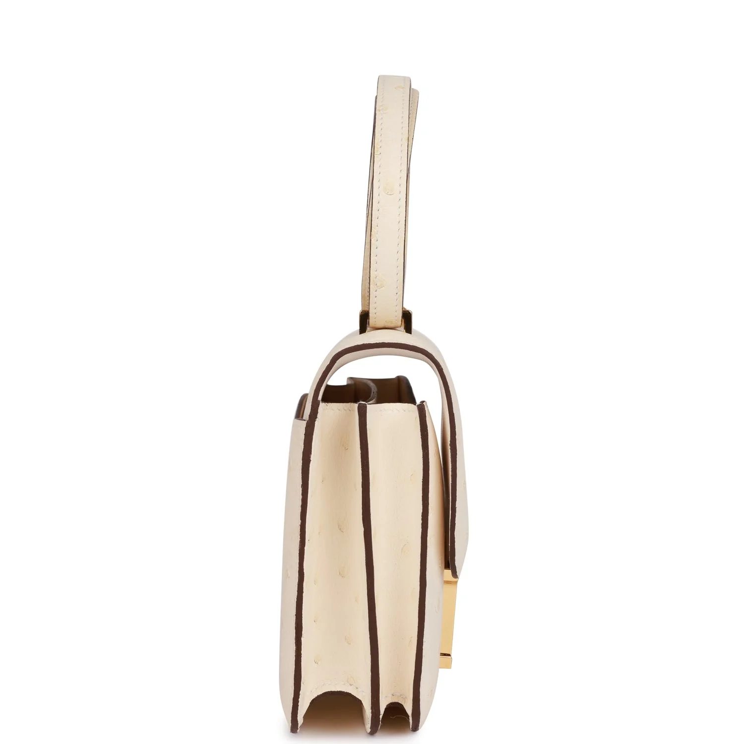 Her Constance 18 Nata Ostrich Gold Hardware