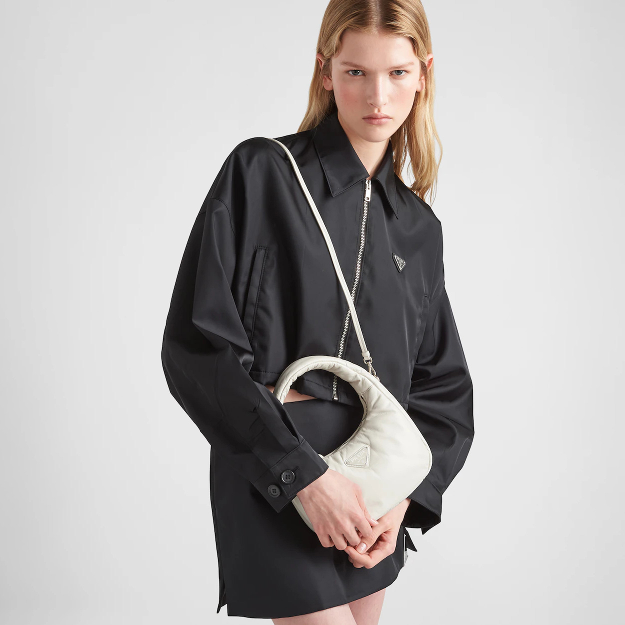 Soft padded nappa leather mini-bag