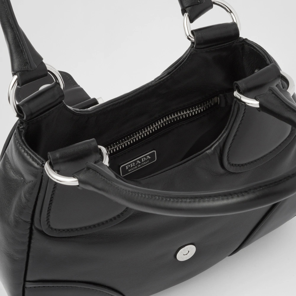 Moon padded nappa-leather bag