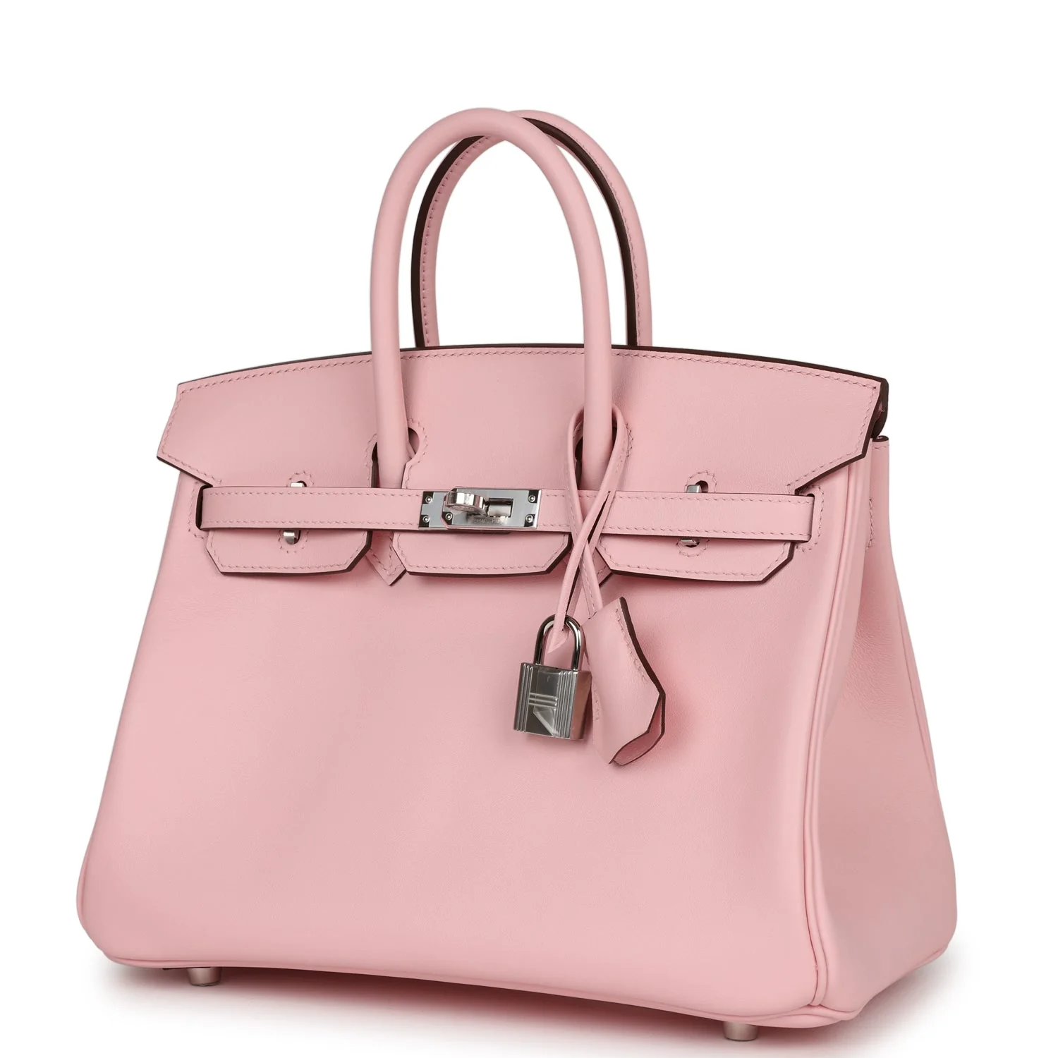 Her Birkin 25 Rose Sakura Swift Palladium Hardware