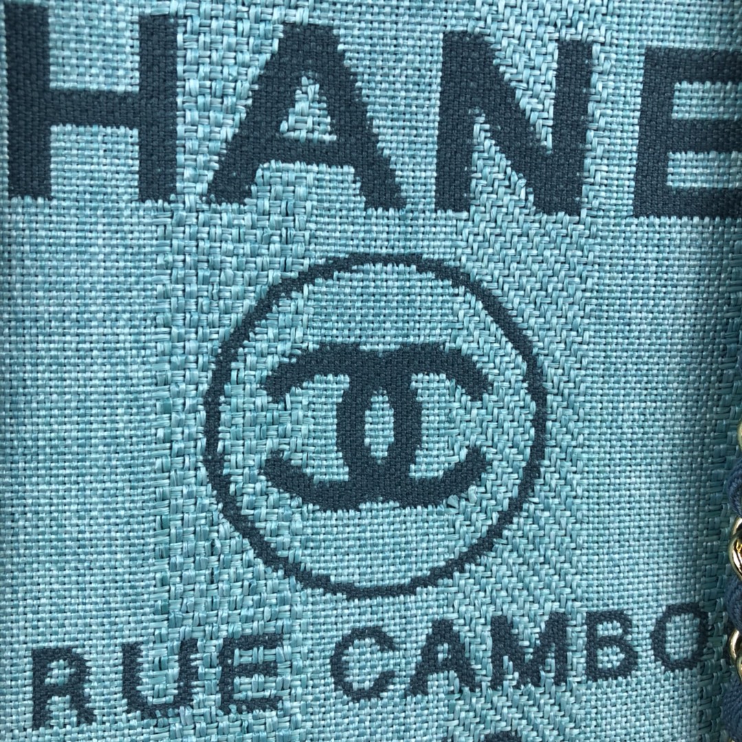 CHANEL Medium Tote Blue1- A66941