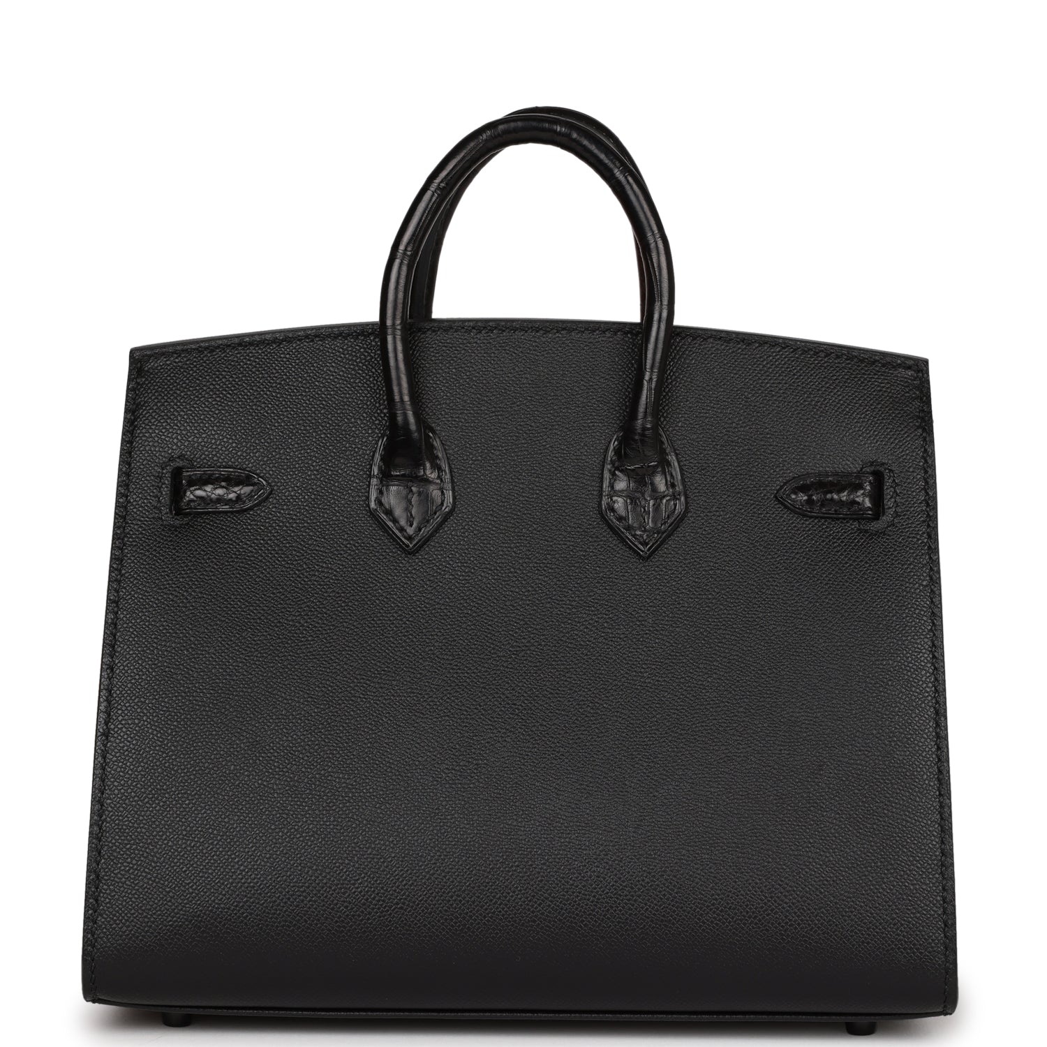 Her Sac Faubourg Birkin 20 So Black Matte Alligator Black Hardware