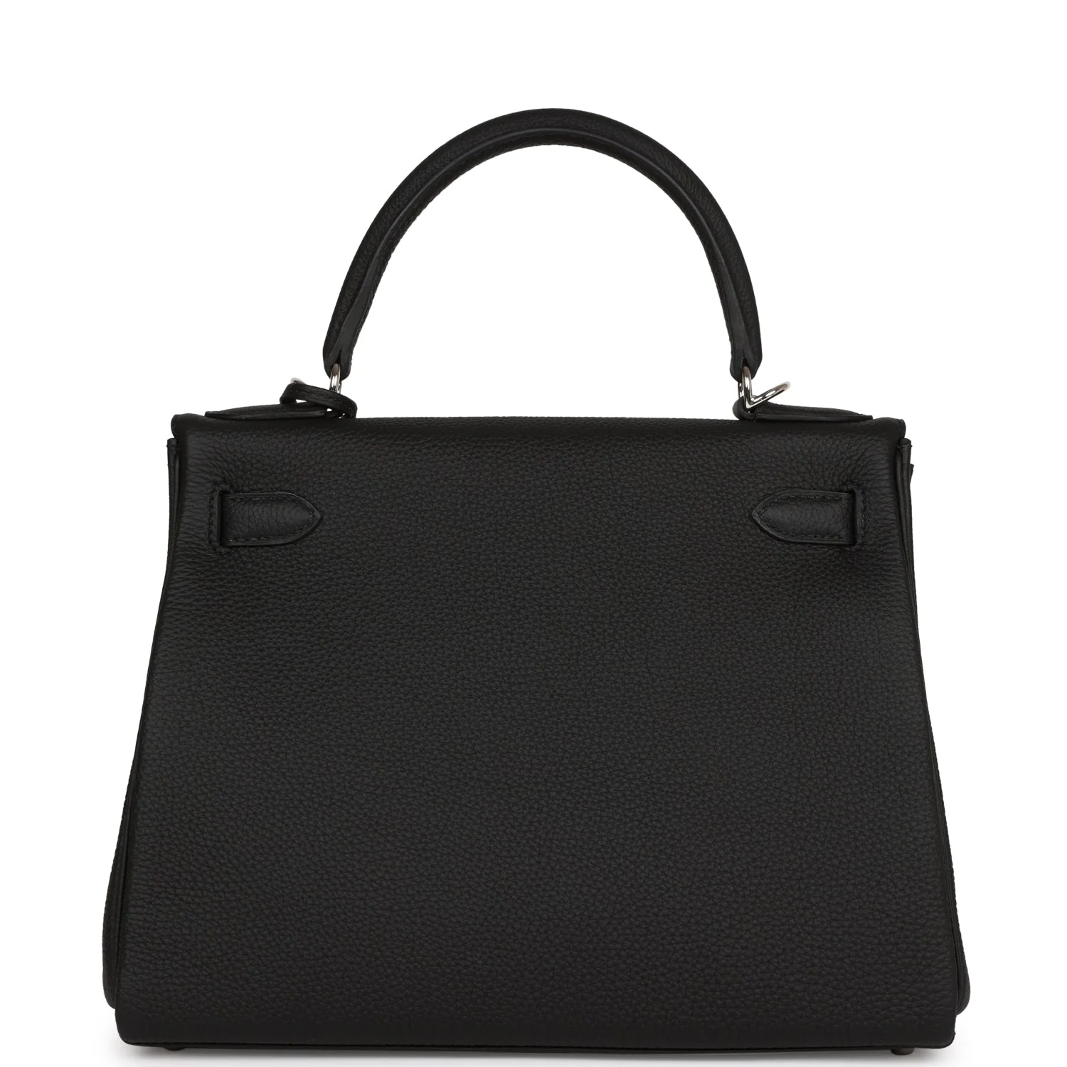 Her Kelly Retourne 28 Black Togo Palladium Hardware