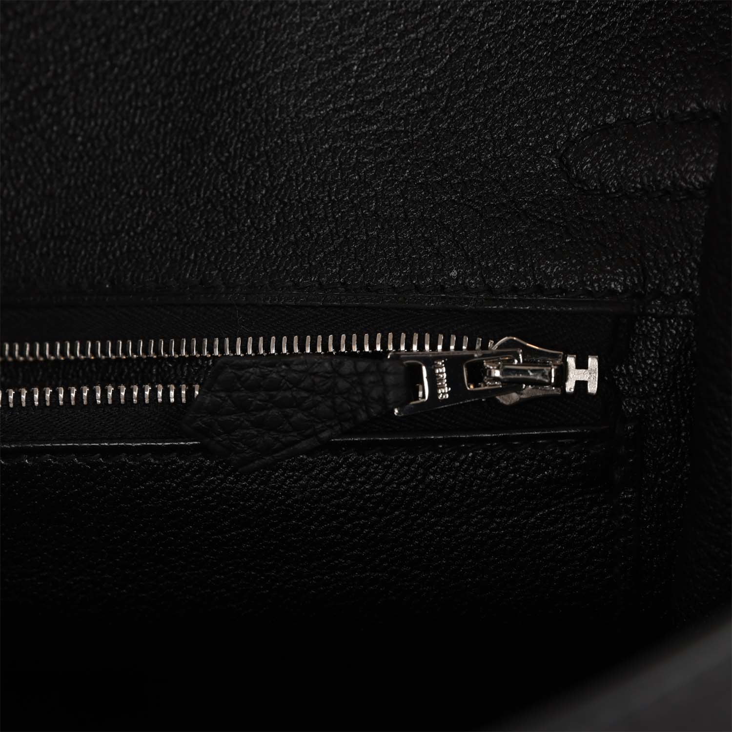 Her Birkin 25 Black Togo Palladium Hardware
