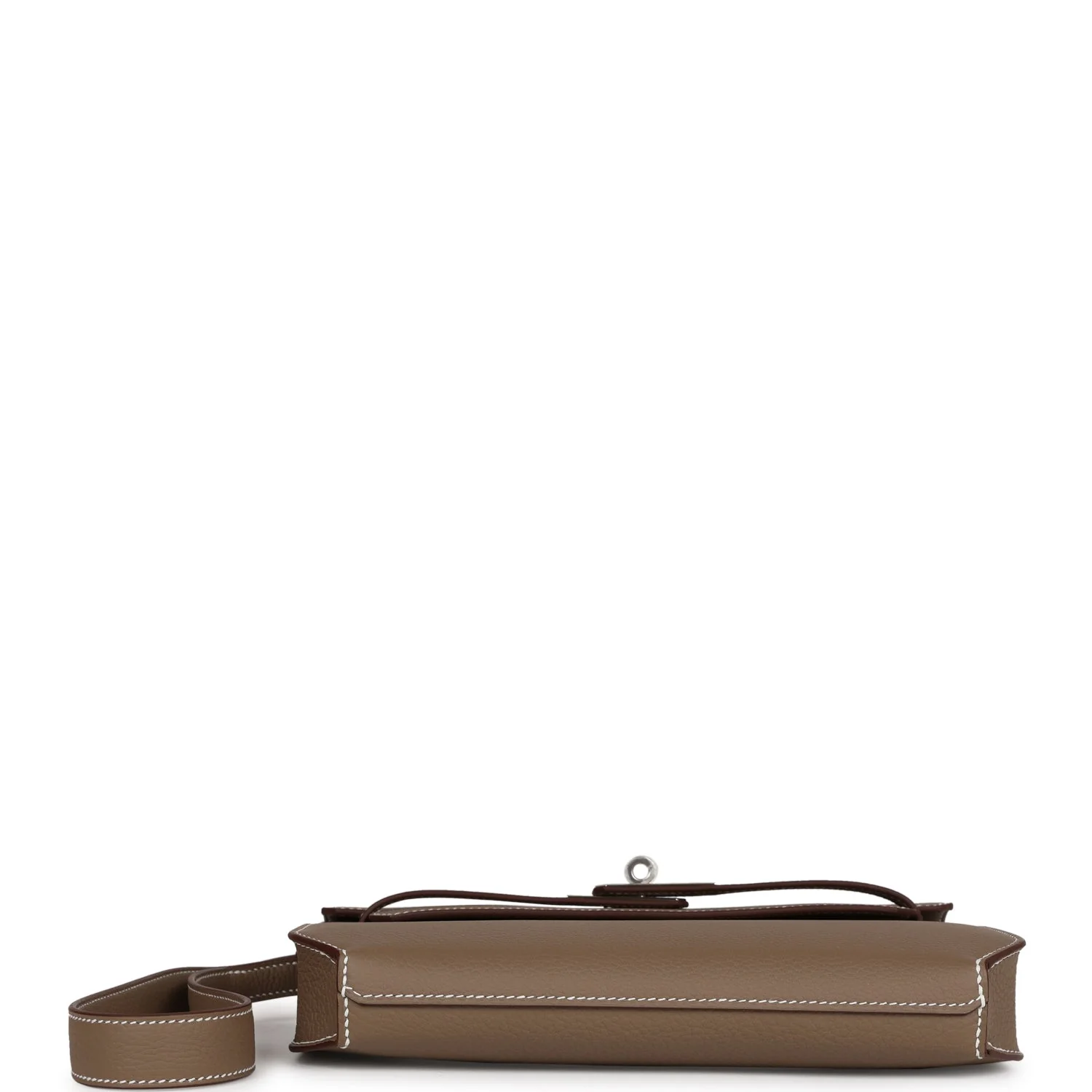 Her Kelly Depeches 25 Etoupe Togo Palladium Hardware