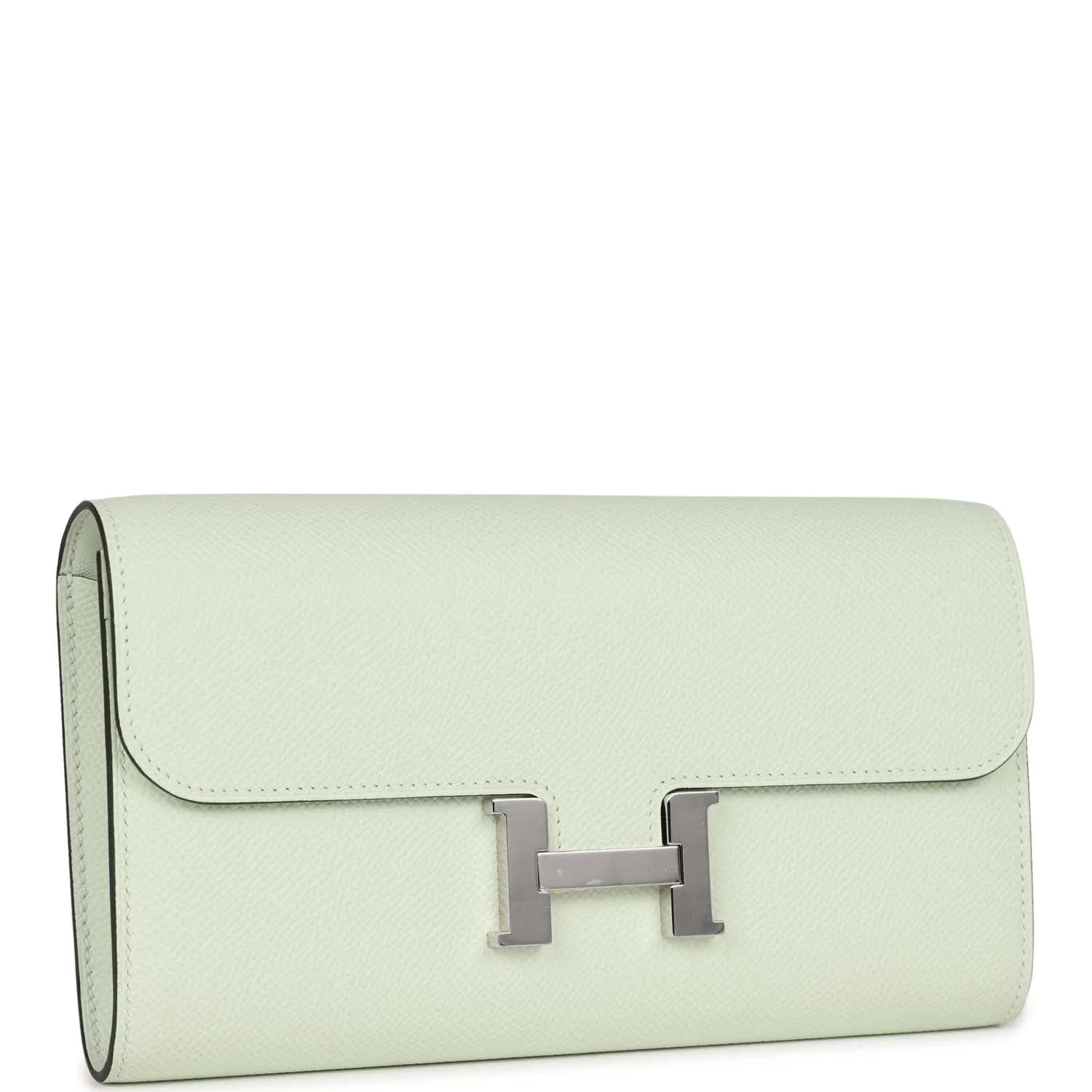 Her Constance Wallet To Go Vert Fizz Epsom Palladium Hardware