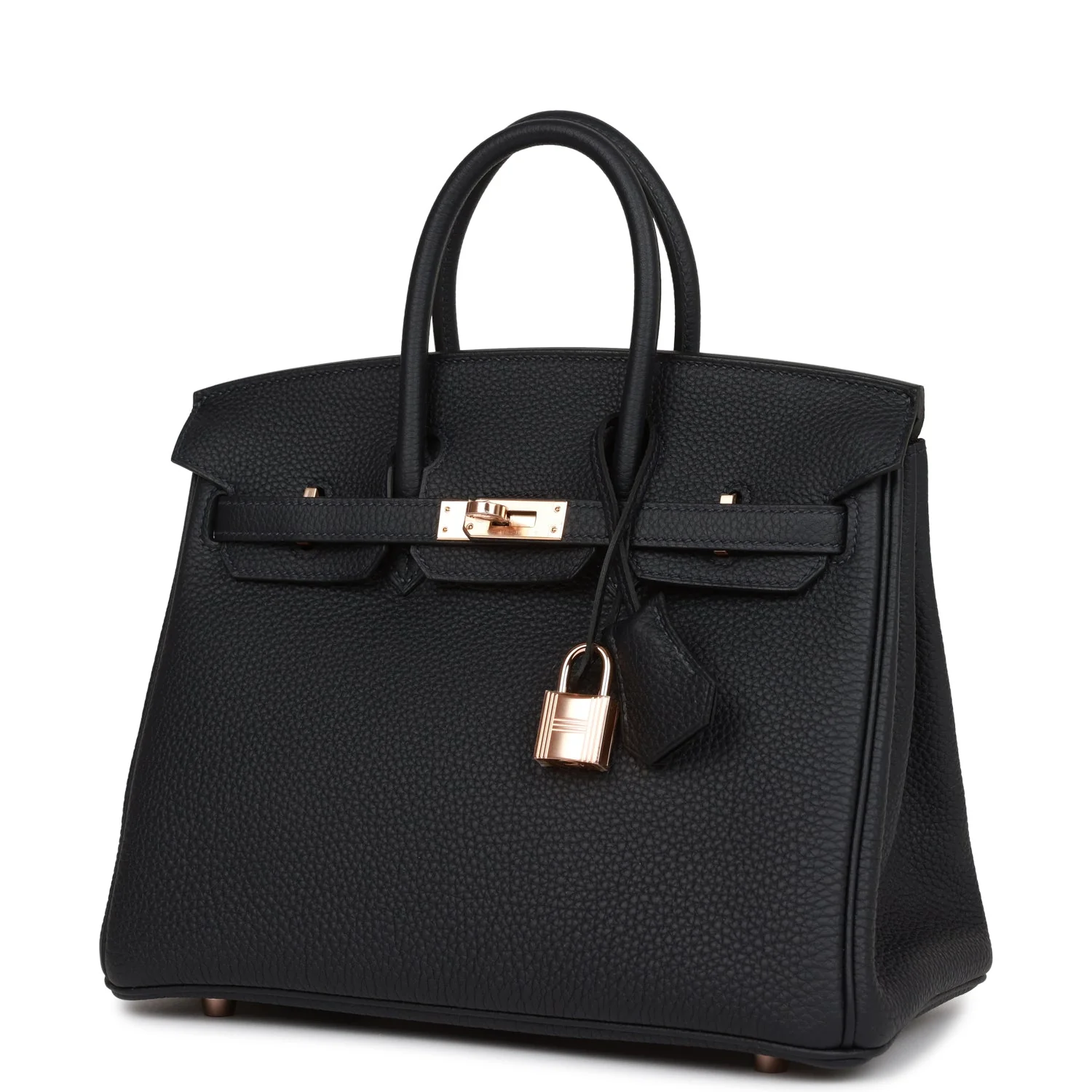Her Birkin 25 Caban Togo Rose Gold Hardware