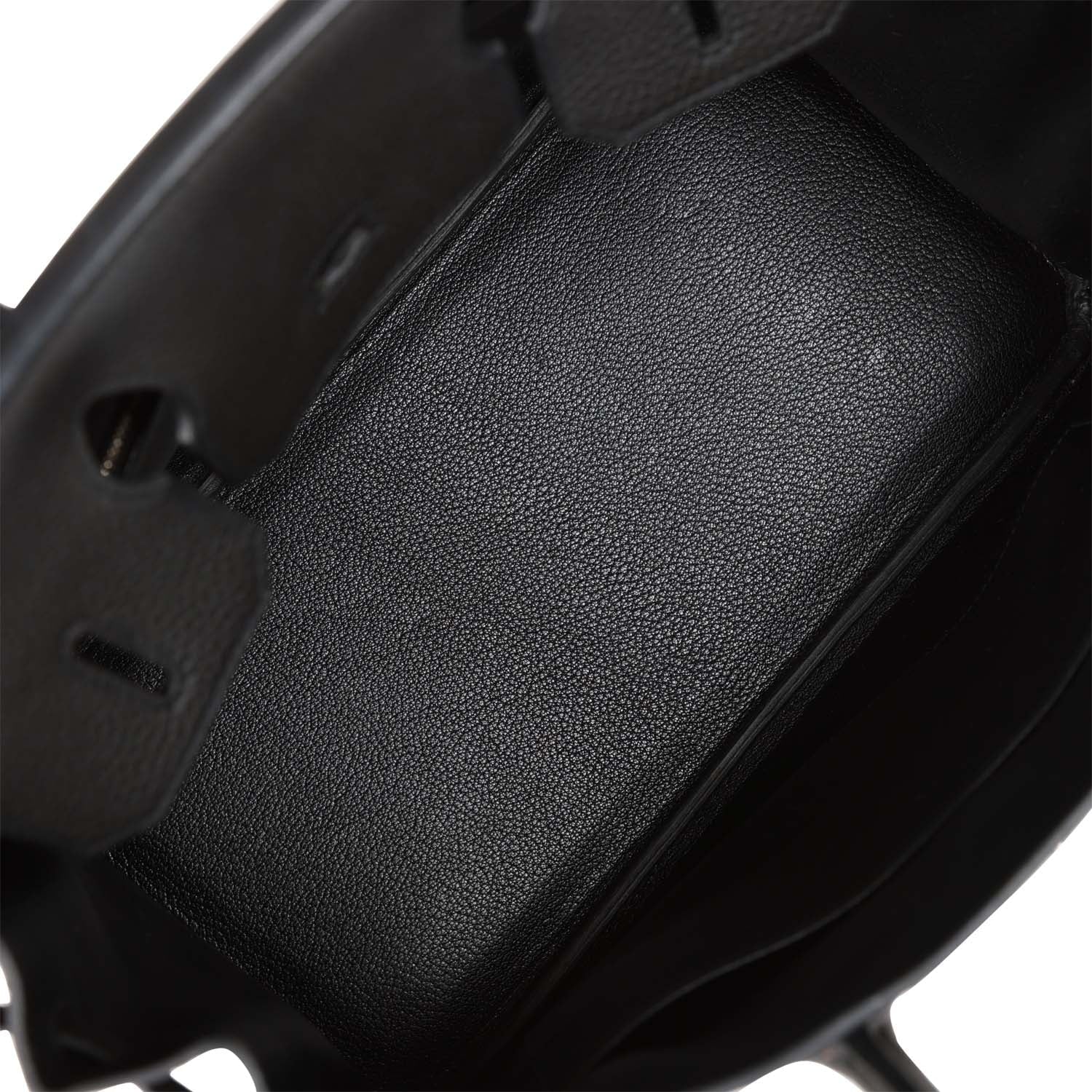 Pre-owned Her Birkin 30 Black Togo Palladium Hardware