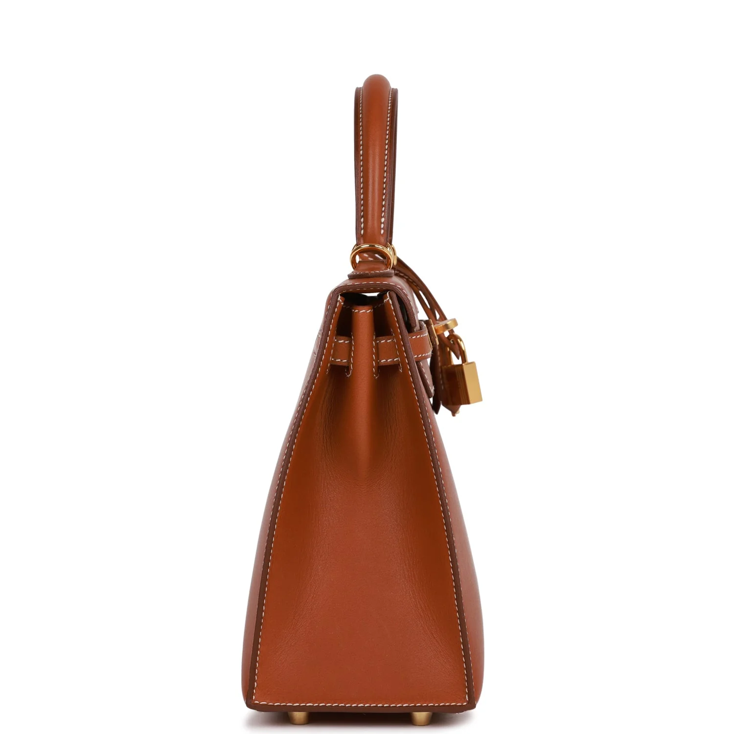 Her Kelly Sellier 25 Fauve Barenia Gold Hardware