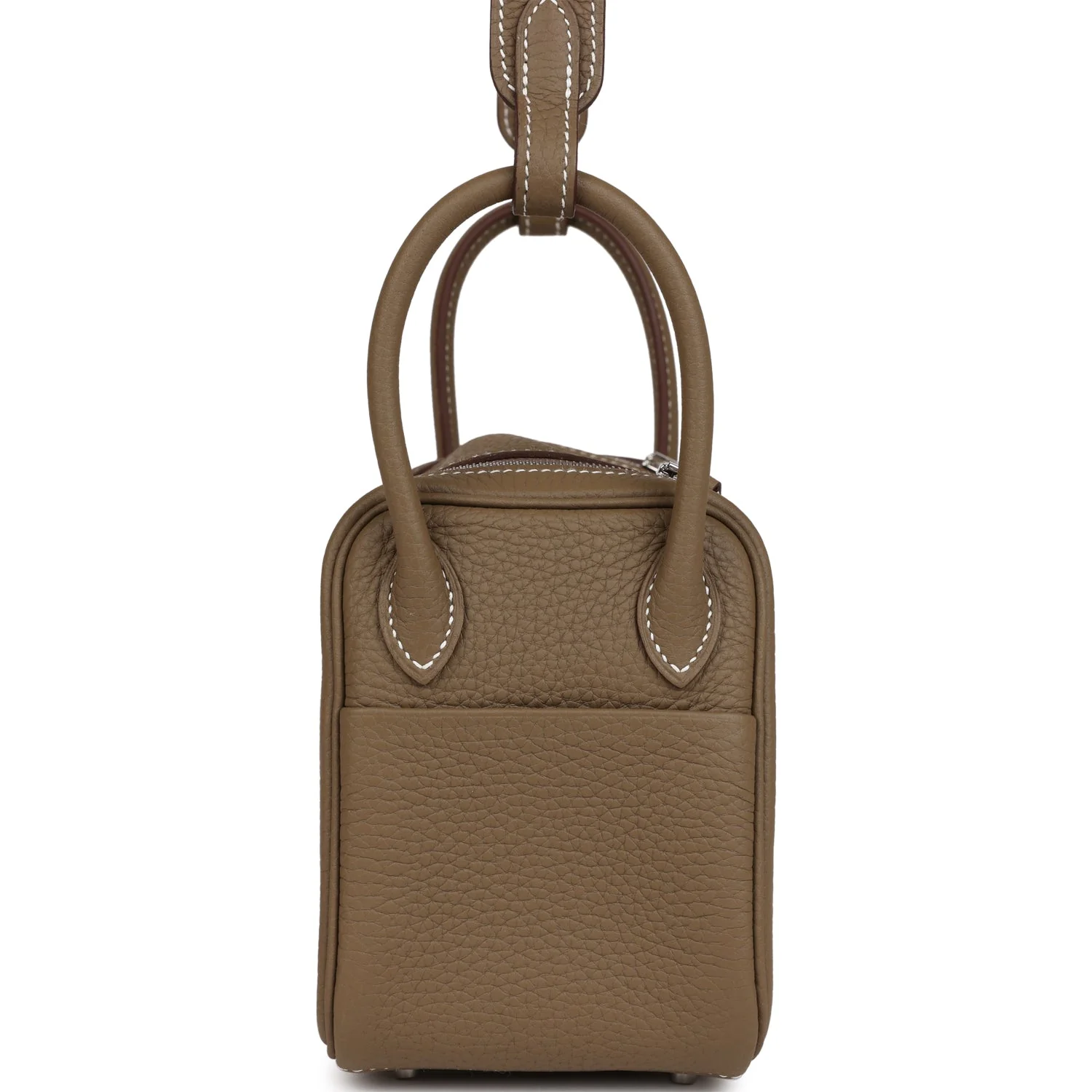 Her Mini Lindy Etoupe Clemence Palladium Hardware