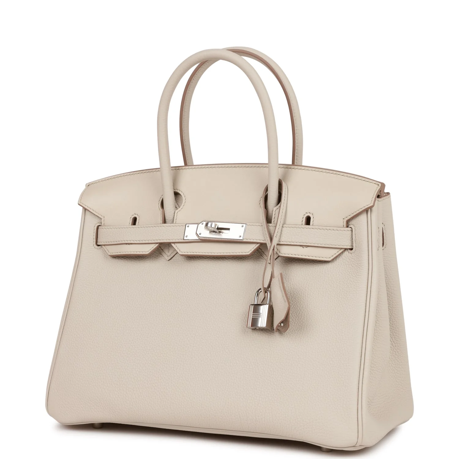 Her 3 En 1 Birkin 30 Beton Togo and Swift Palladium Hardware