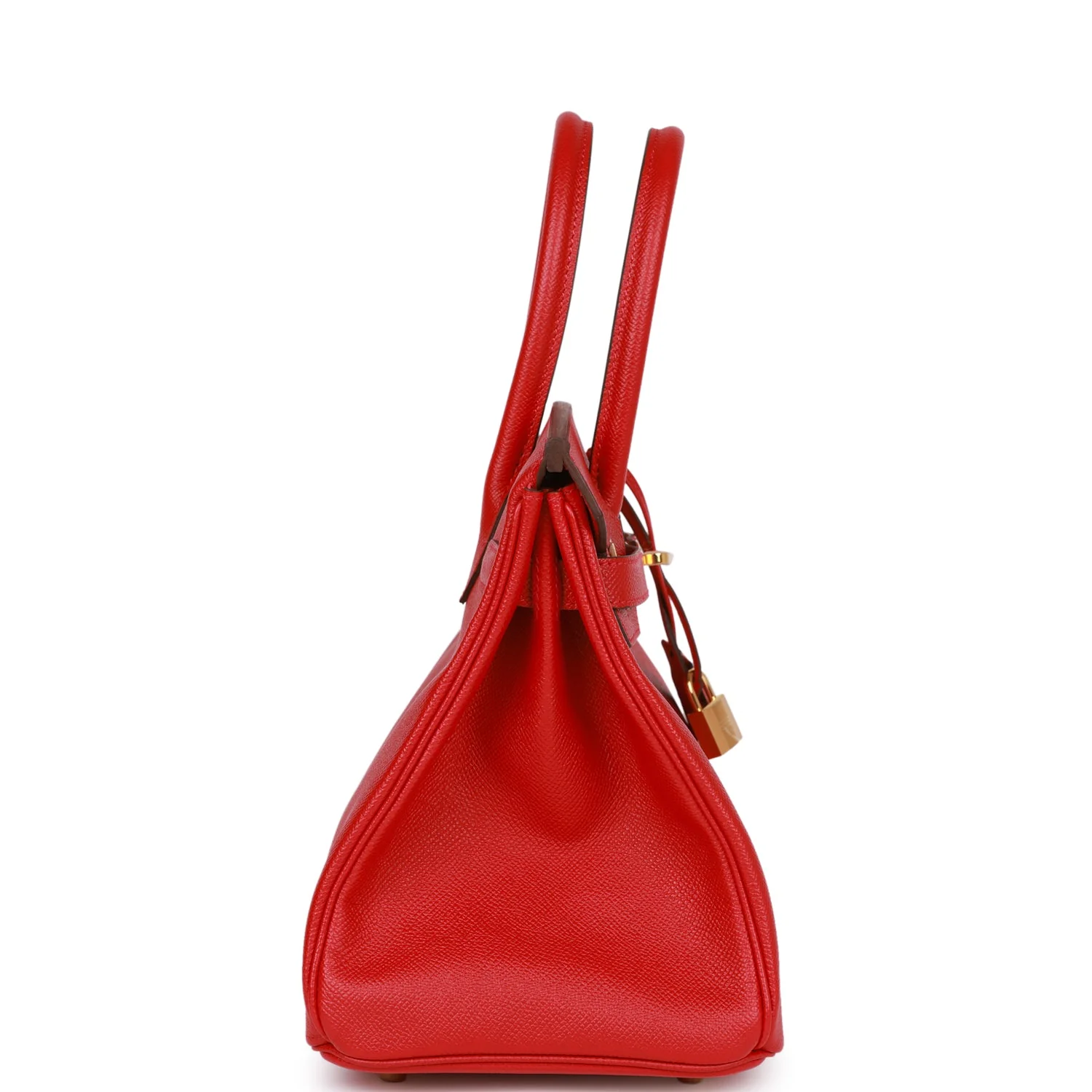 Her Birkin 30 Rouge Casaque Epsom Gold Hardware