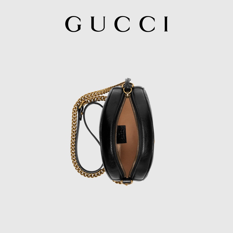 GG Marmont Mini Round Shoulder Bag