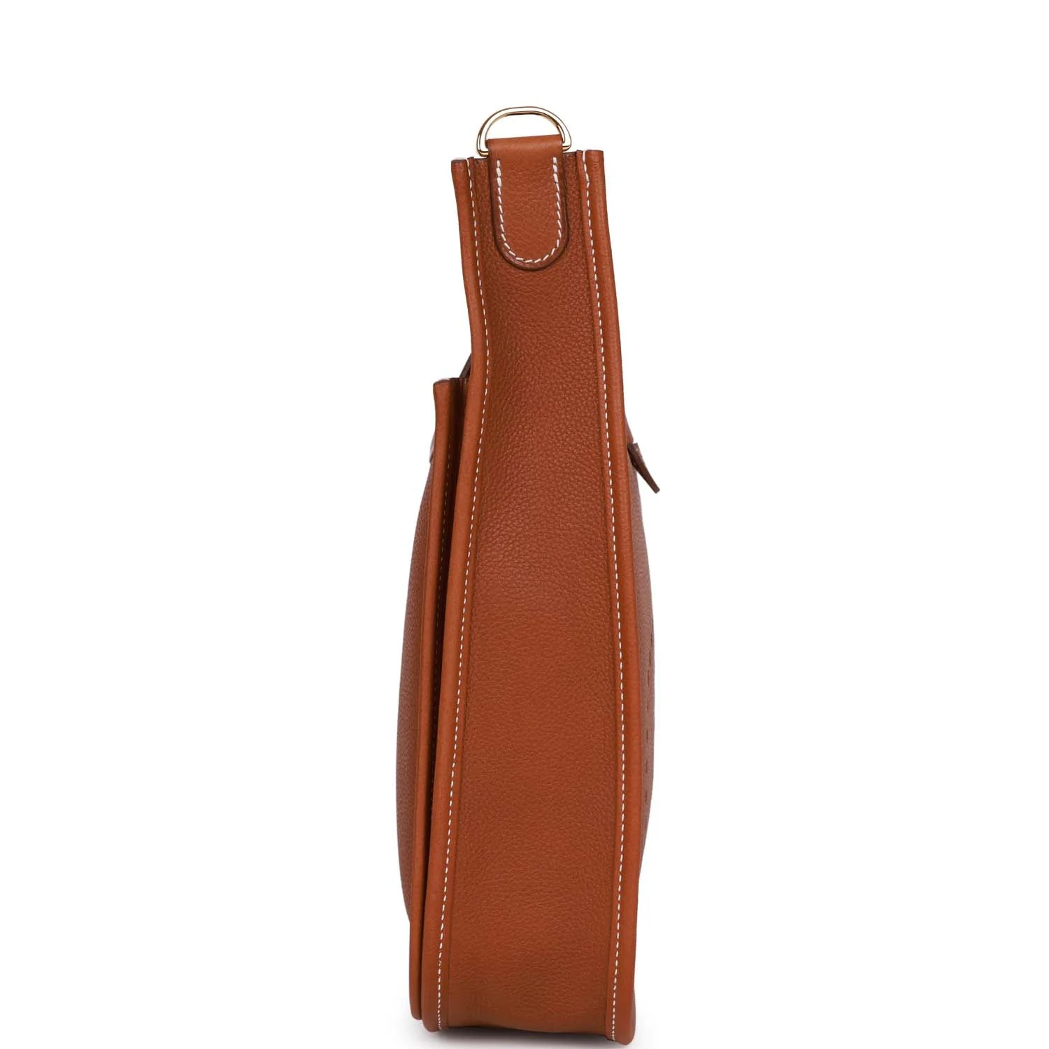 Her Evelyne III PM Fauve Barenia Faubourg Gold Hardware