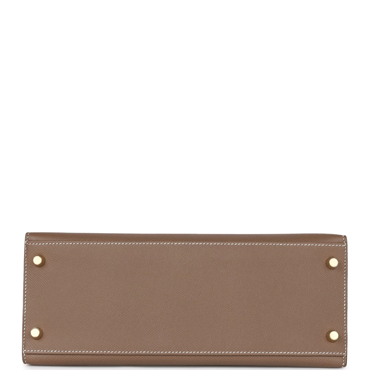 Her Kelly Sellier 28 Etoupe Epsom Gold Hardware