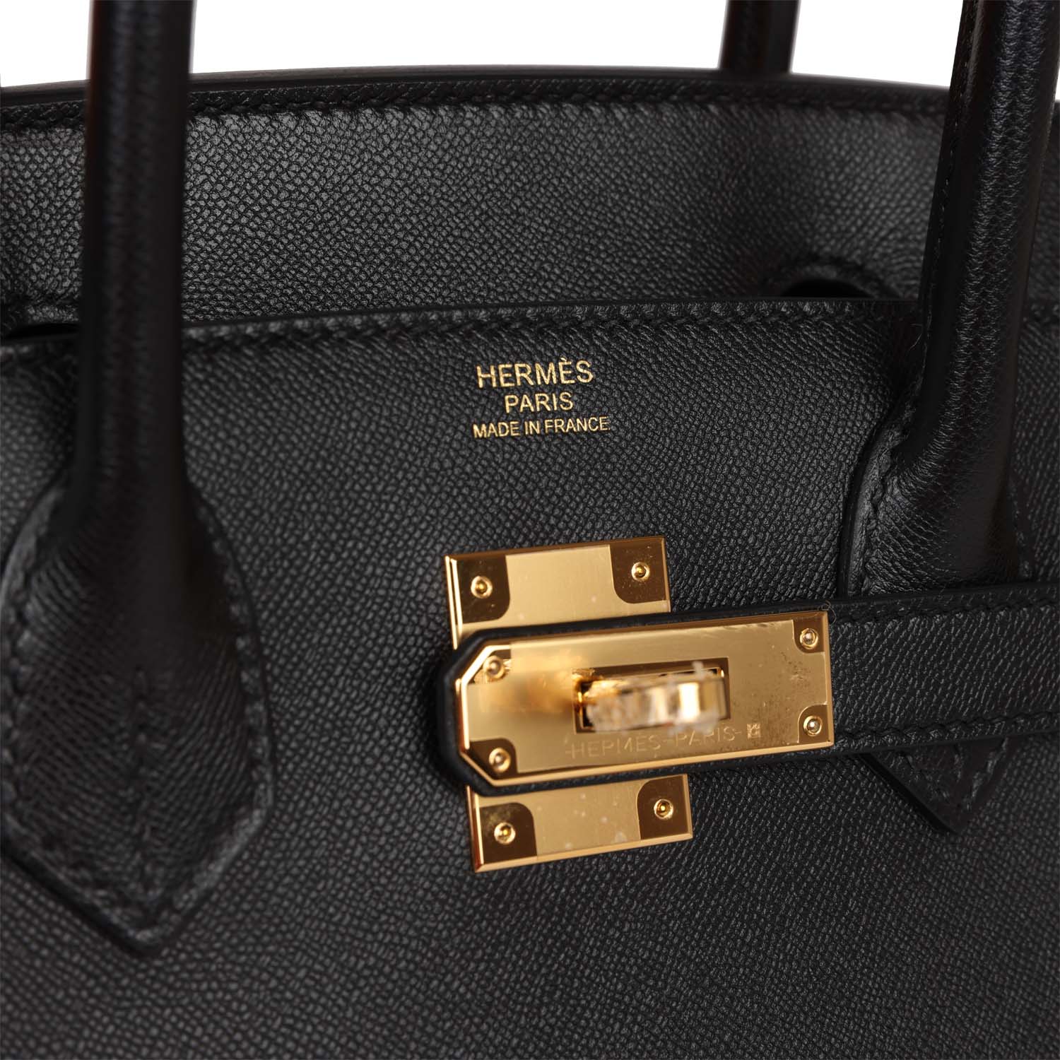 Her Birkin Sellier 30 Black Madame Gold Hardware