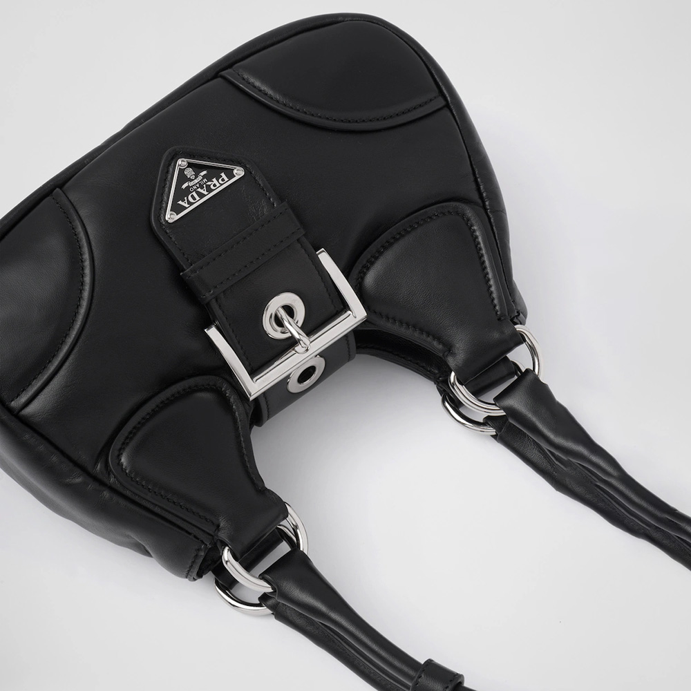 Moon padded nappa-leather bag
