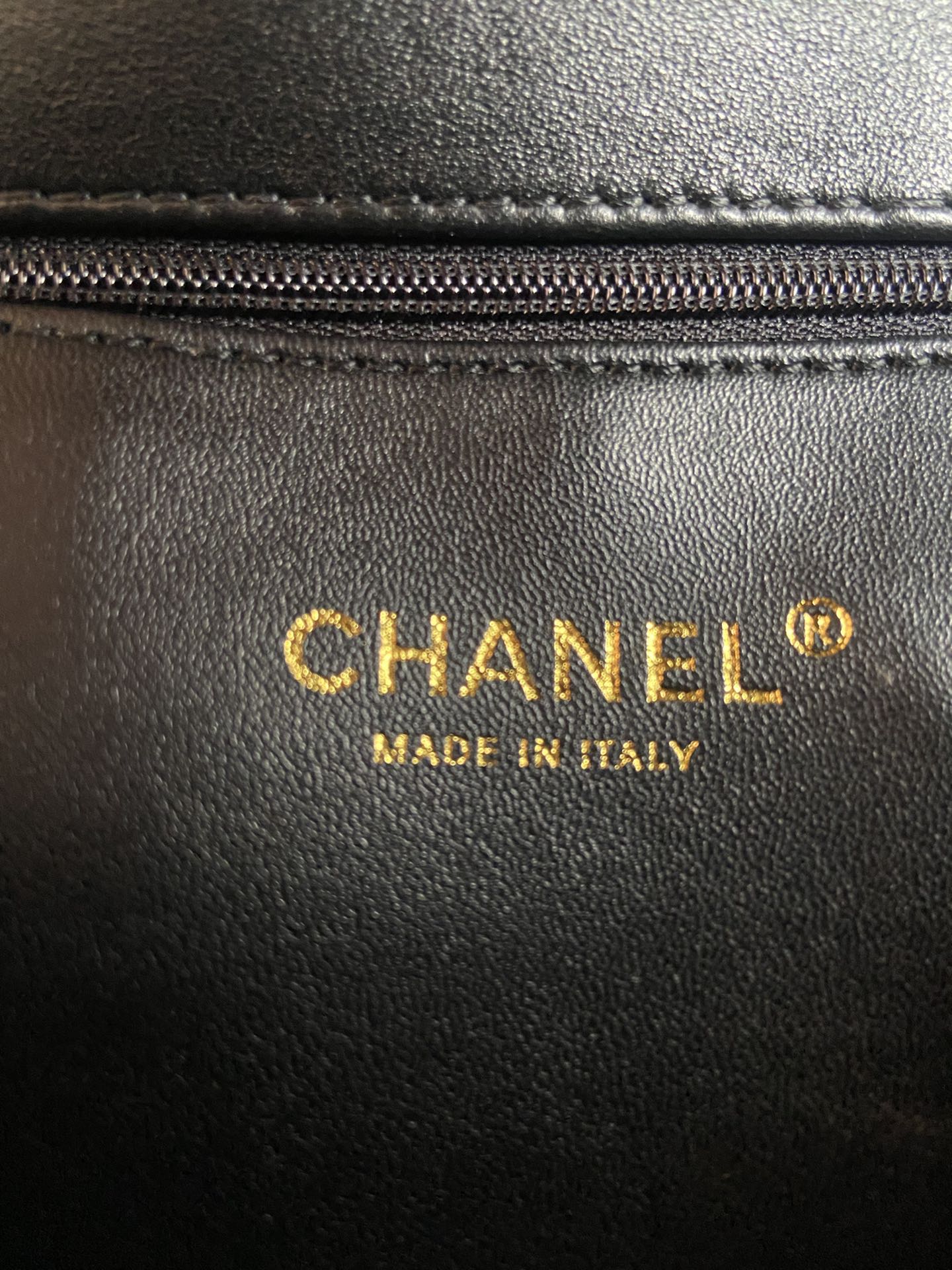 CHANEL Flap Bag With Top Handle Lambskin Black-A92236
