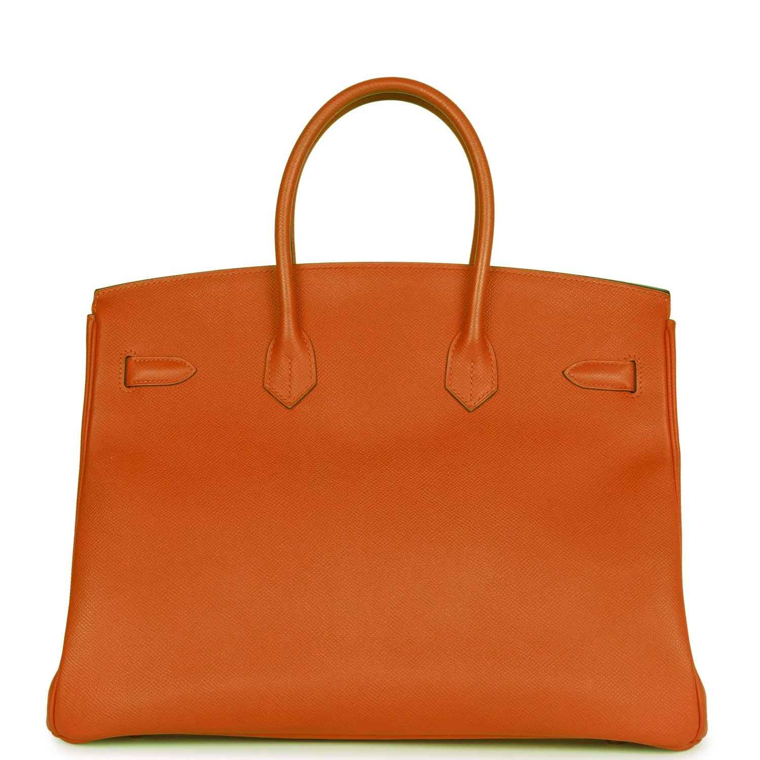 Her Birkin 35 Feu Epsom Gold Hardware