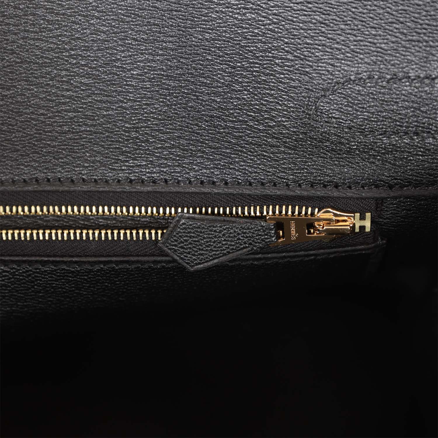 Her Birkin 30 Black Matte Alligator Gold Hardware