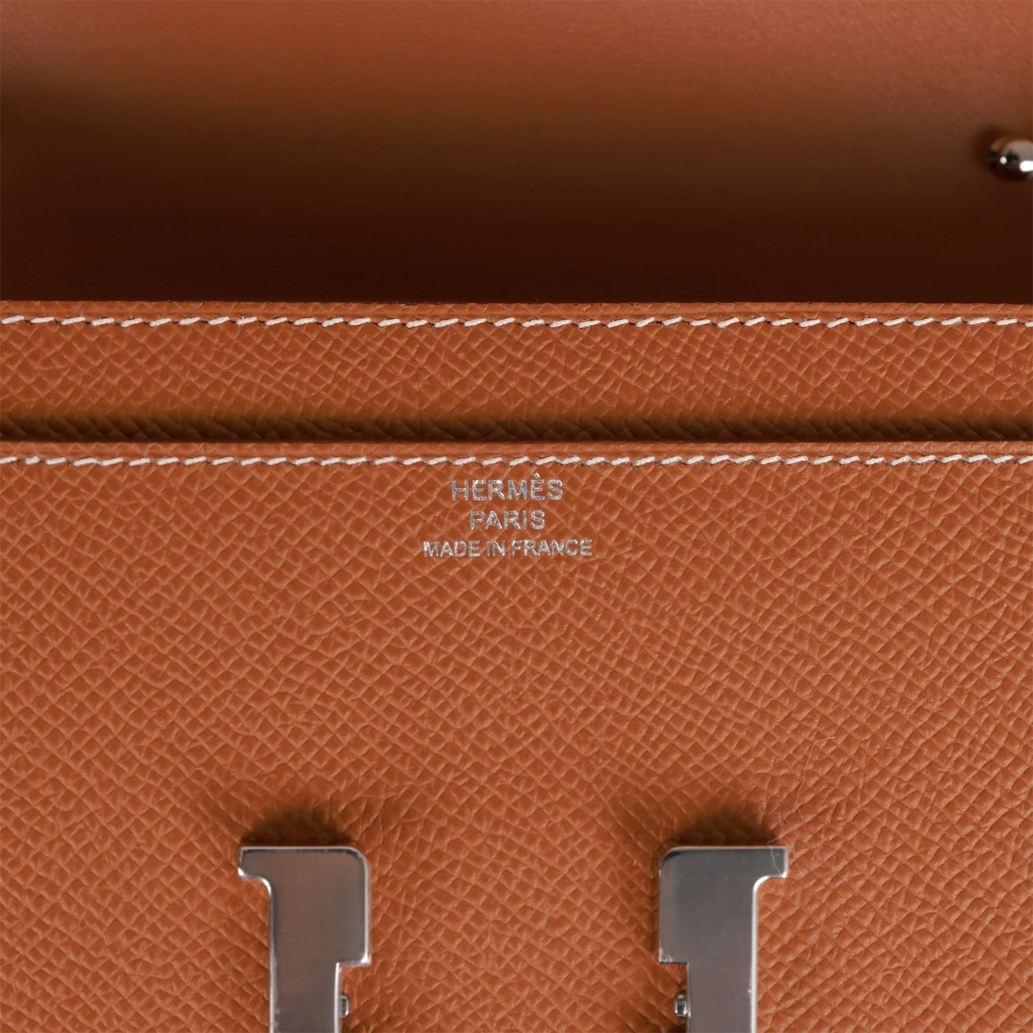Her Constance Wallet To Go Gold Epsom Palladium Hardware