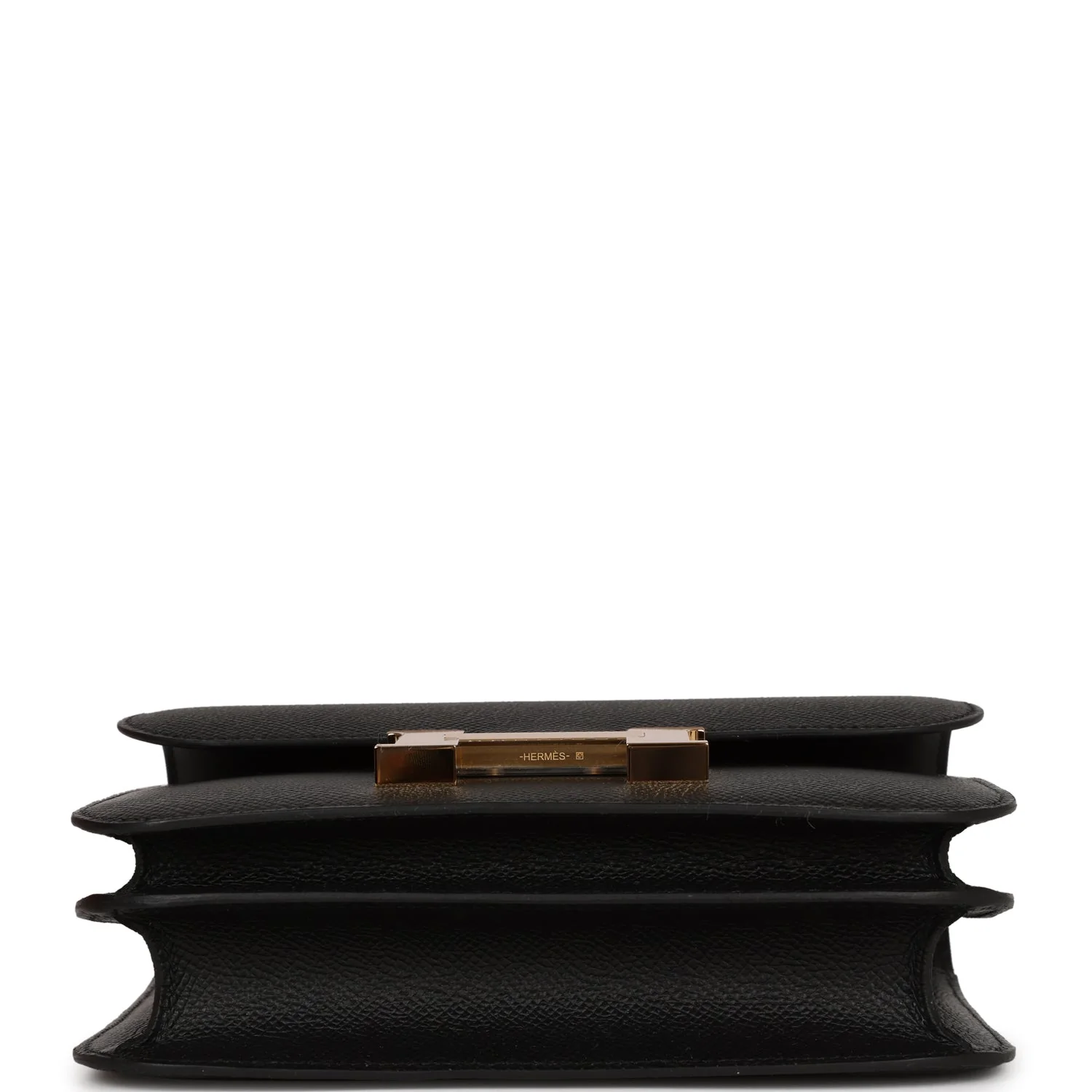 Her Constance 18 Black Epsom Gold Hardware