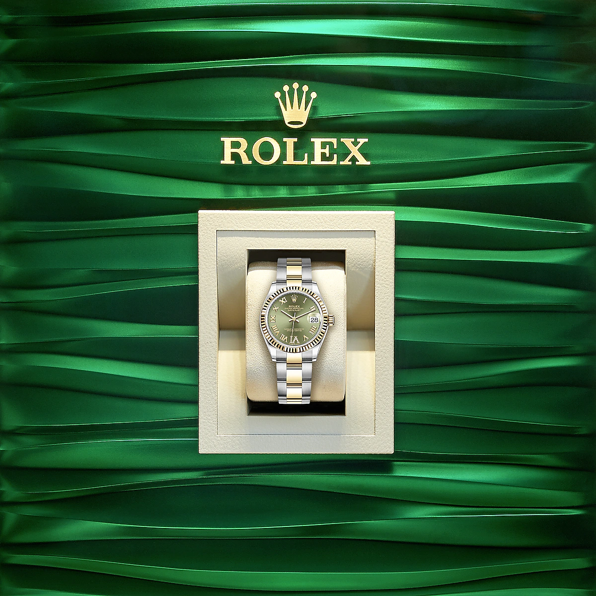 Datejust 31, Oystersteel and 18k Yellow Gold, Ref# 278273-0015