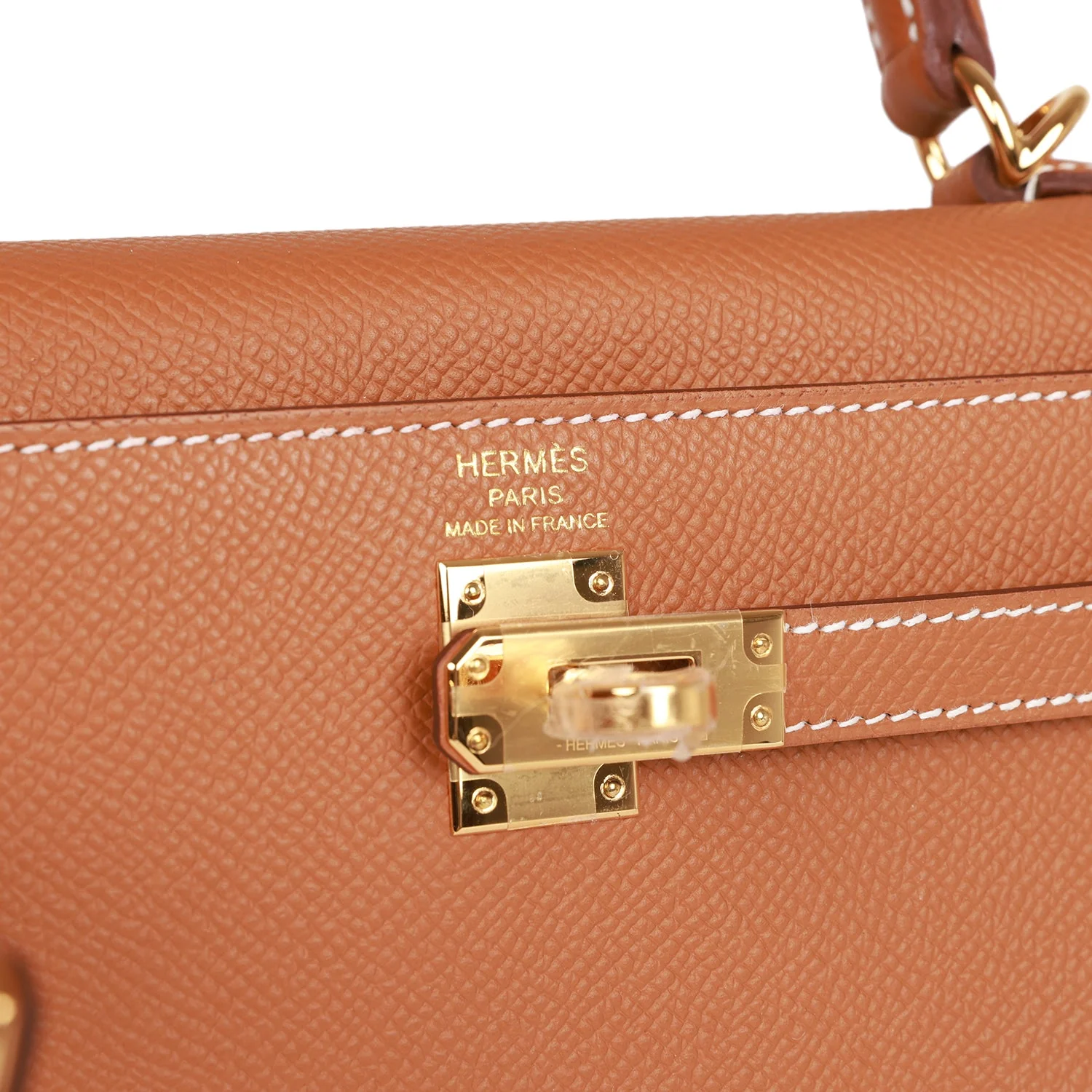 Her Kelly Sellier 25 Gold Epsom Gold Hardware